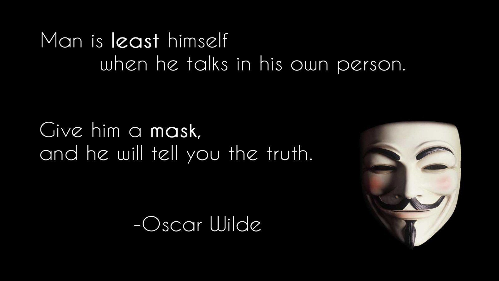 Anonymous, Quote Wallpaper HD / Desktop and Mobile Background