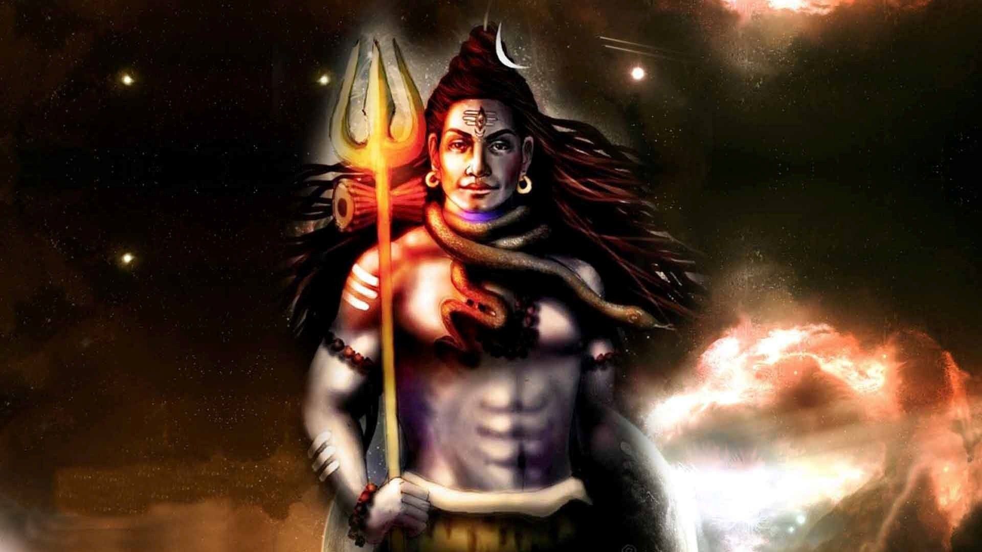 Lord Shiva In Rudra Avatar Animated Wallpaper, HD Lord Shiva In Rudra Avatar Animated Background on WallpaperBat