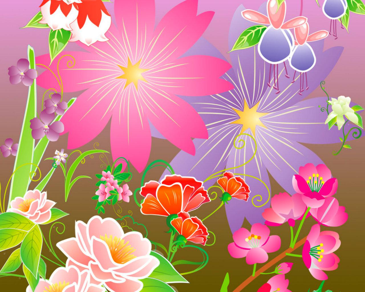 Bright colors flowers - Quality and Resolution