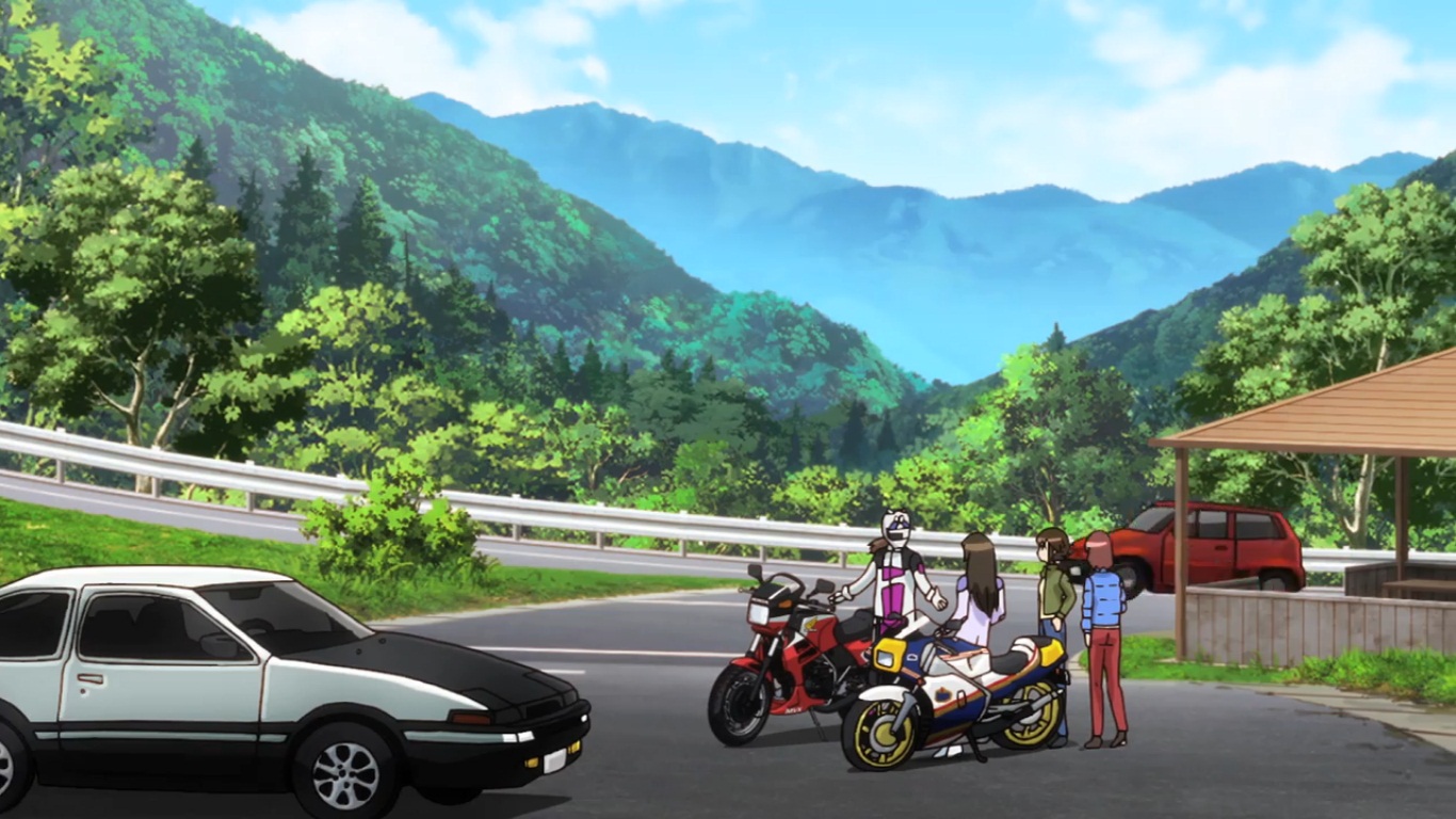 While Watching Bakuon!! Episode 9..Suddenly....Toyota AE86!!!!!!!!!!