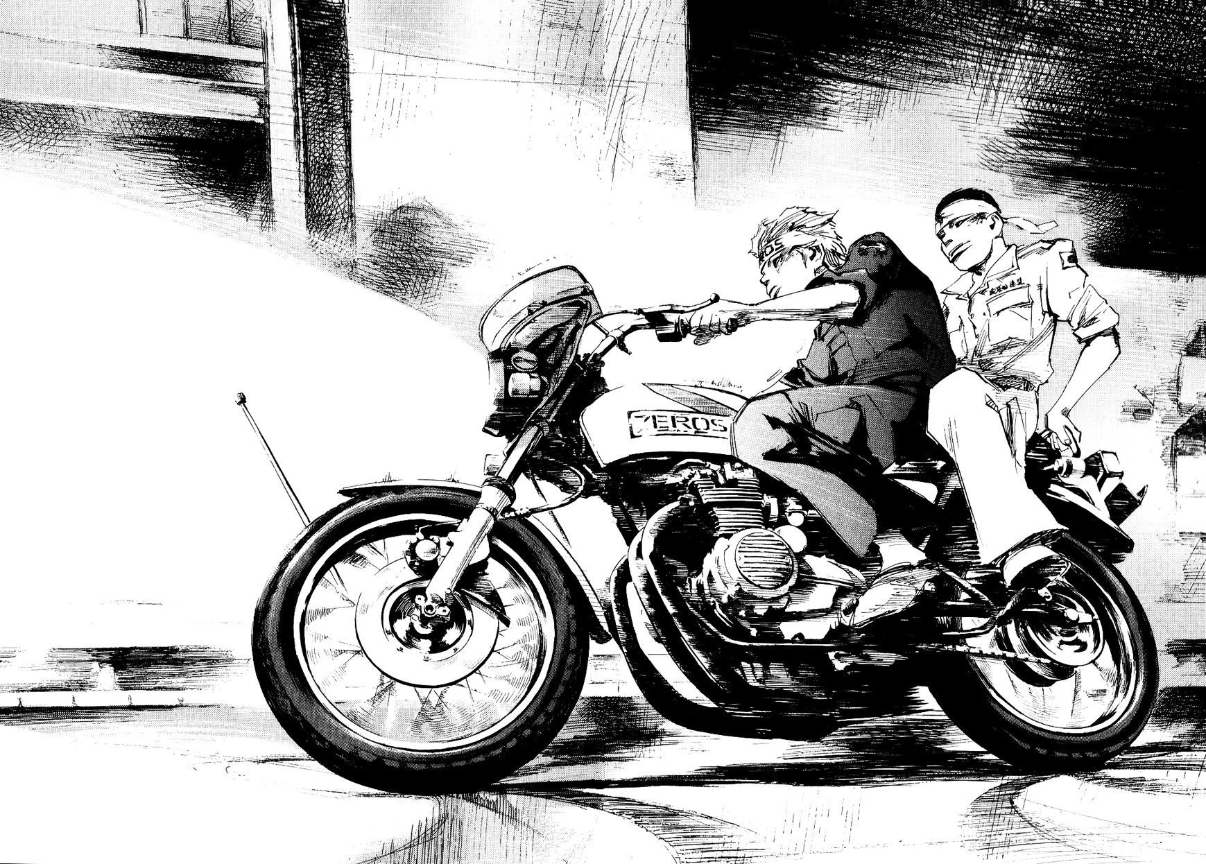 Bakuon Rettou vol.4 ch.49. Anime, Architecture drawing sketchbooks, Aesthetic anime