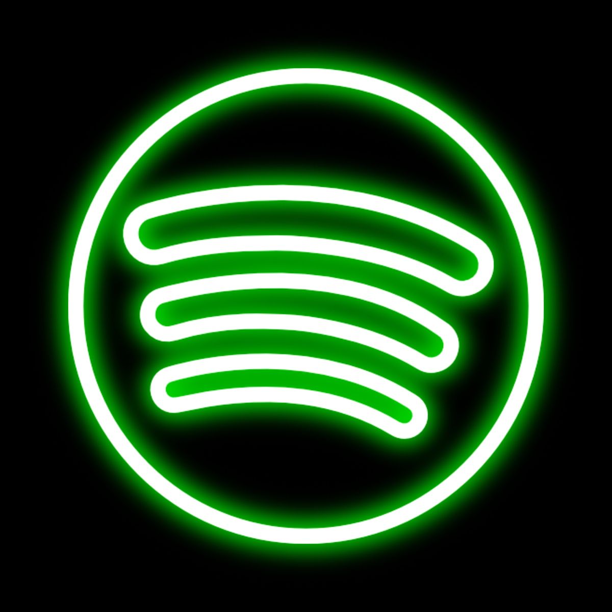 Spotify neon icon. Wallpaper iphone neon, iPhone photo app, Ios icon