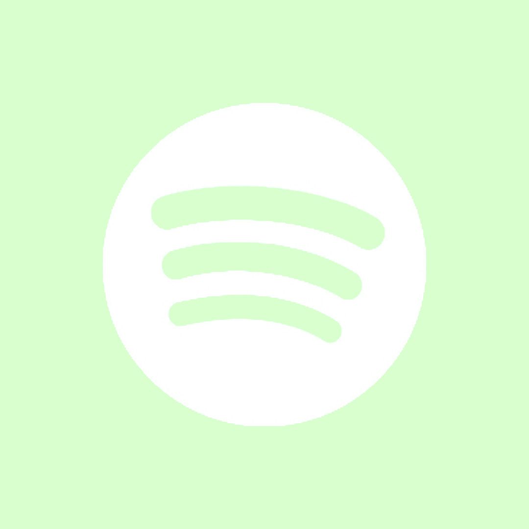 spotify icon mint green. App icon, iPhone icon, Mint app
