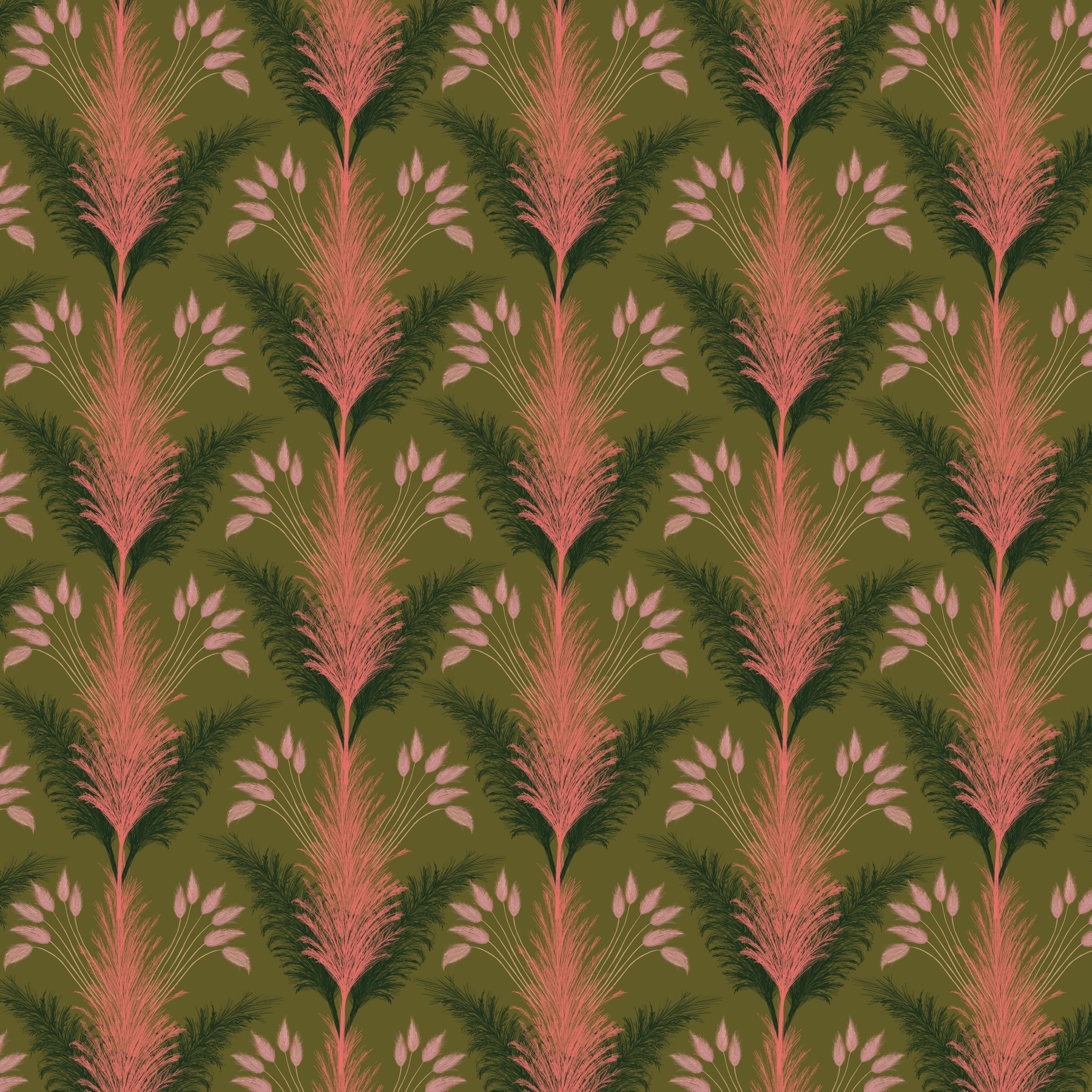 Buy Pampas Grass wallpaper US shipping at Happywall.com