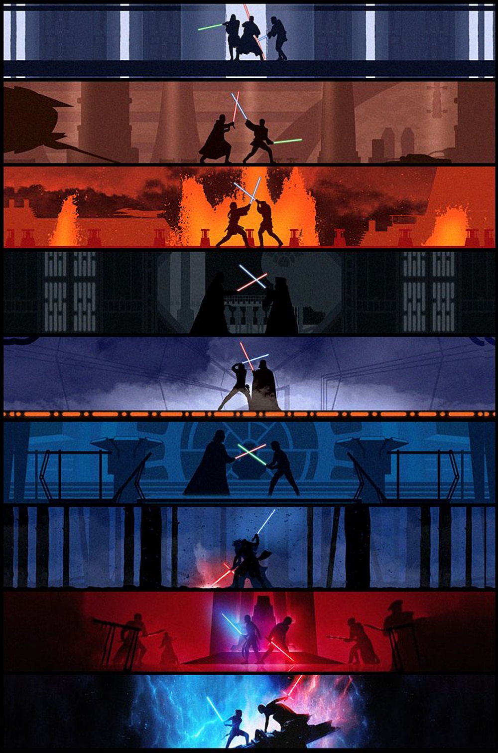 Custom Printing Canvas Wall Arts Star Wars Battles Poster Star Wars Wall Sticker SW Film Logo Wallpaper Home Decoration #. Wall Stickers