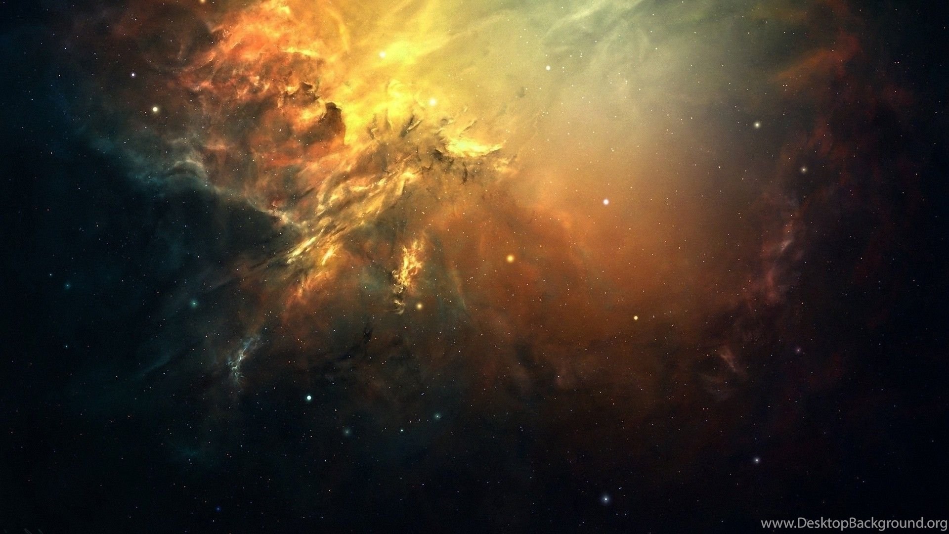 Orange Nebula Wallpaper Pics About Space Desktop Background