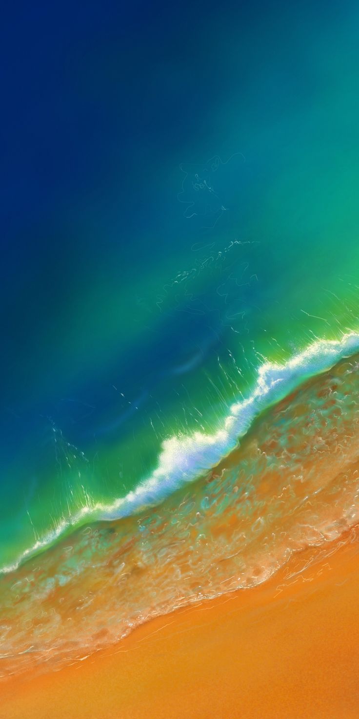 Green ocean, sea waves, aerial view, beach, 1080x2160 wallpaper. Ocean wallpaper, Beach phone wallpaper, Green ocean