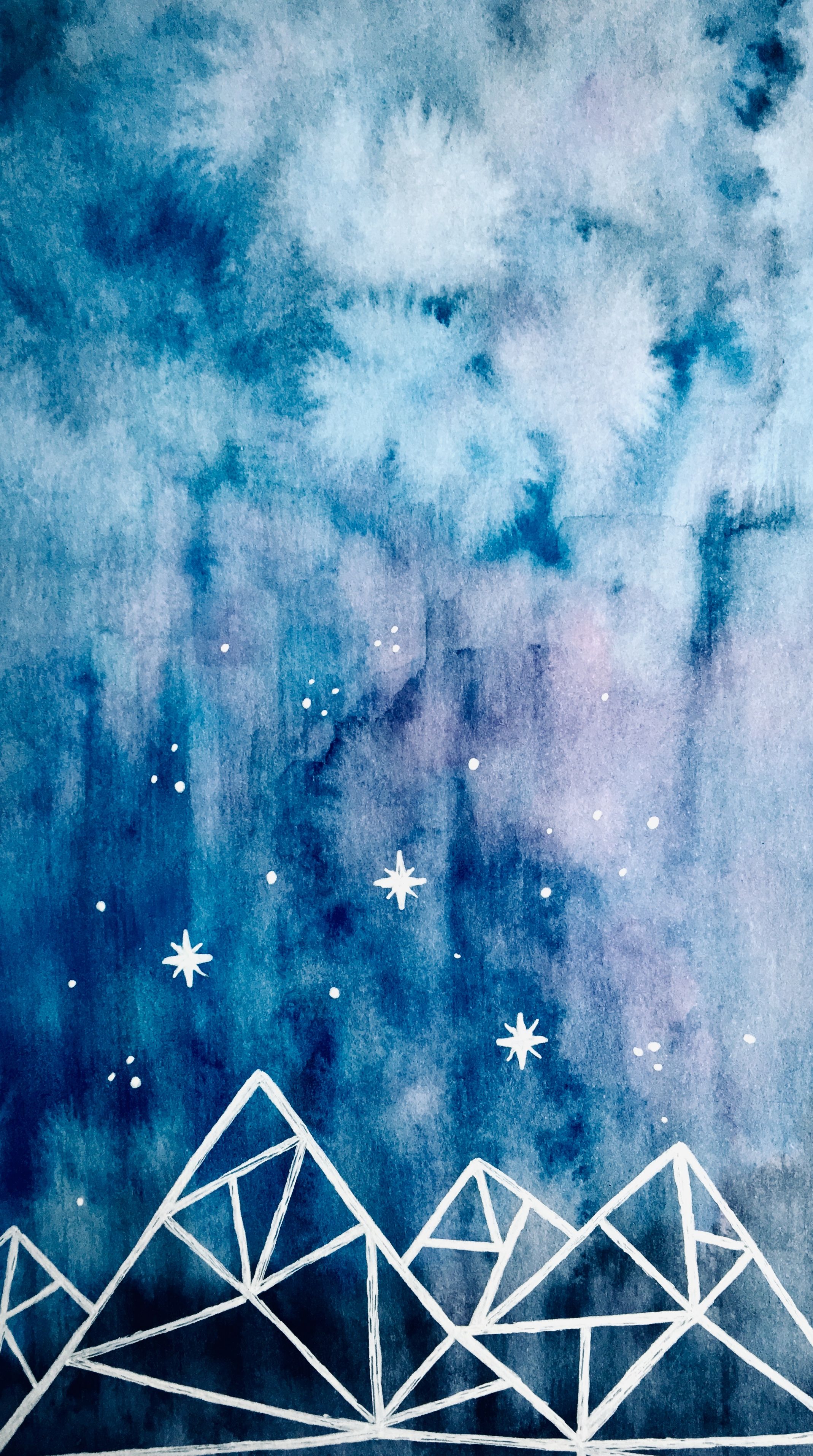 Acotar background. Watercolor night sky, City wallpaper, Background