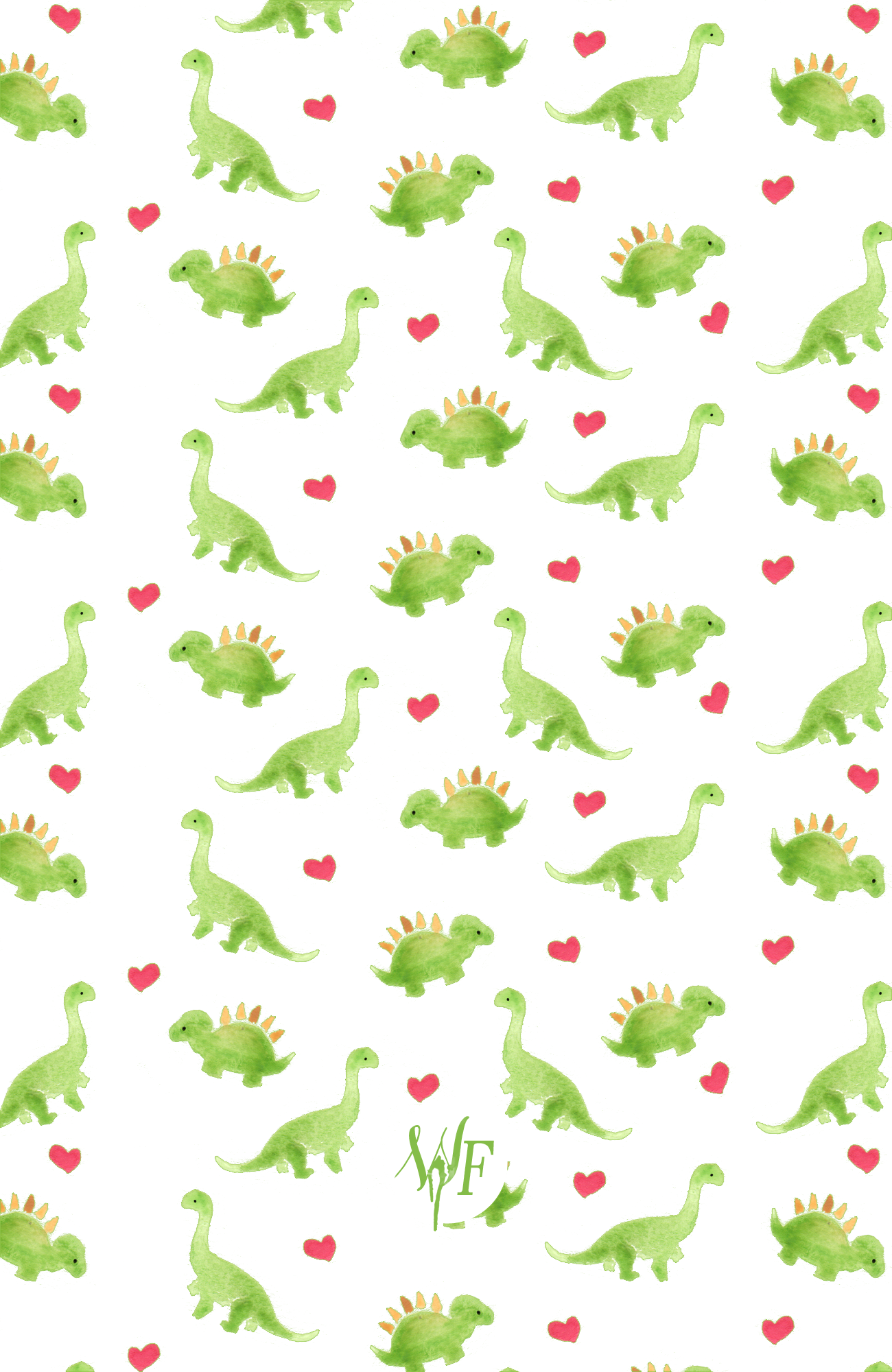 iPhone Cute Dino Wallpaper
