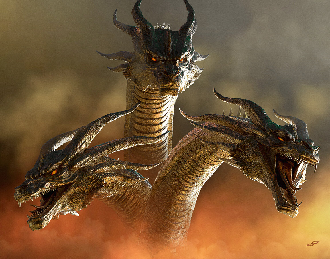 King Ghidorah Monsterverse version WIP, Dope Pope