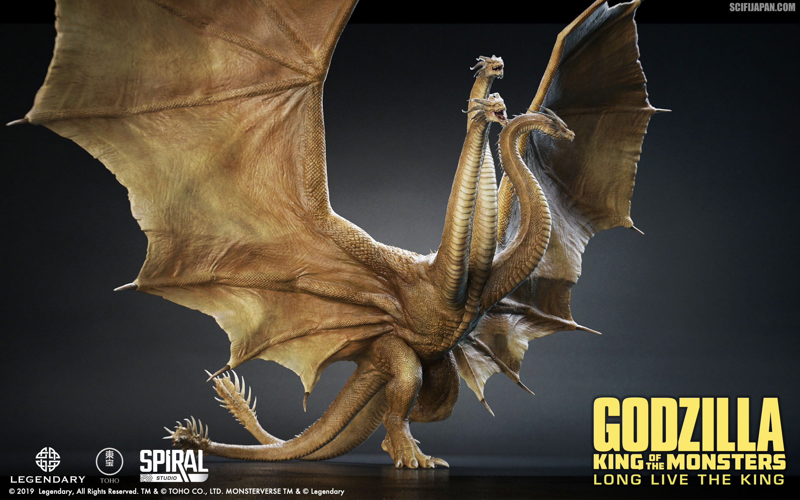Ultimate Masterline Series: King Ghidorah - Info and BIG Photo From Spiral Studio!