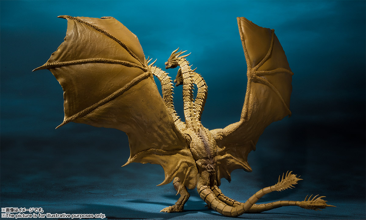 S.H.Monsterarts King Ghidorah and Godzilla 2019 Image Revealed!