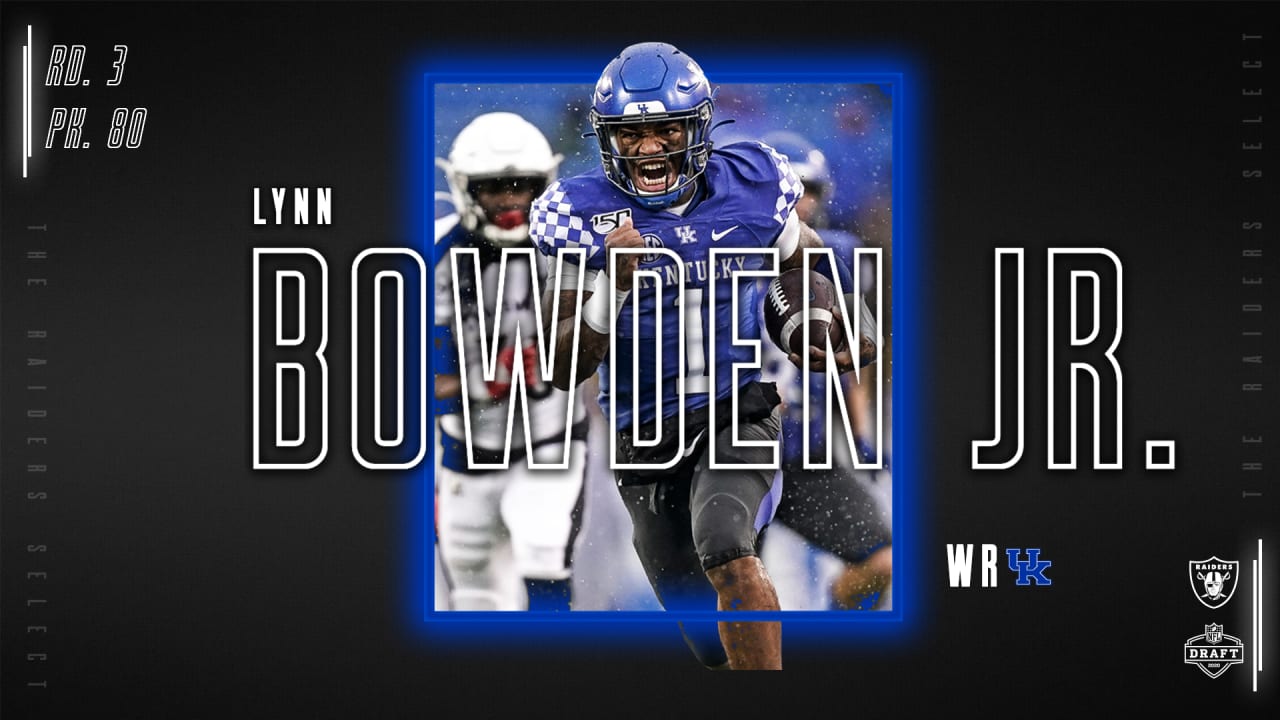 Raiders select running back Lynn Bowden Jr. 80th overall in the 2020 NFL Draft