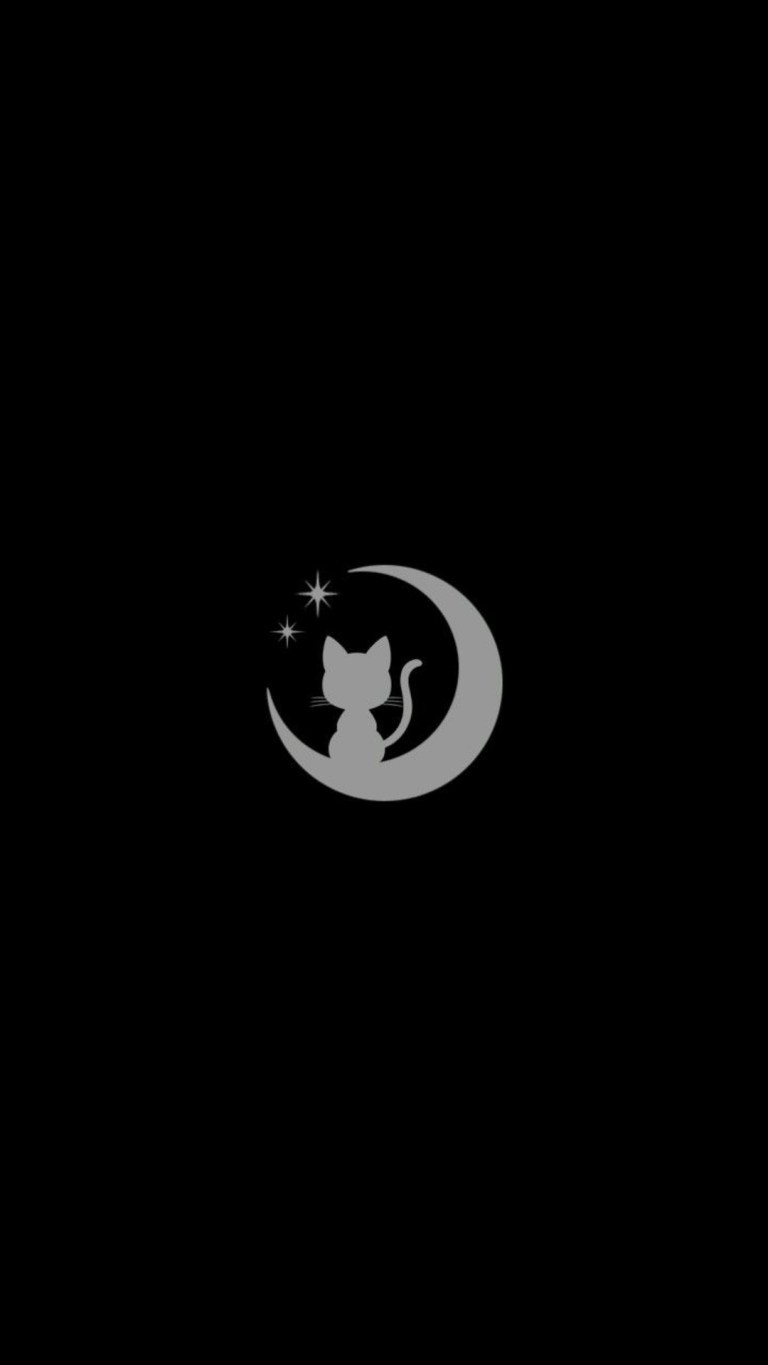 Black Moon, black minimalist, dark, minimalist, minimalist moon