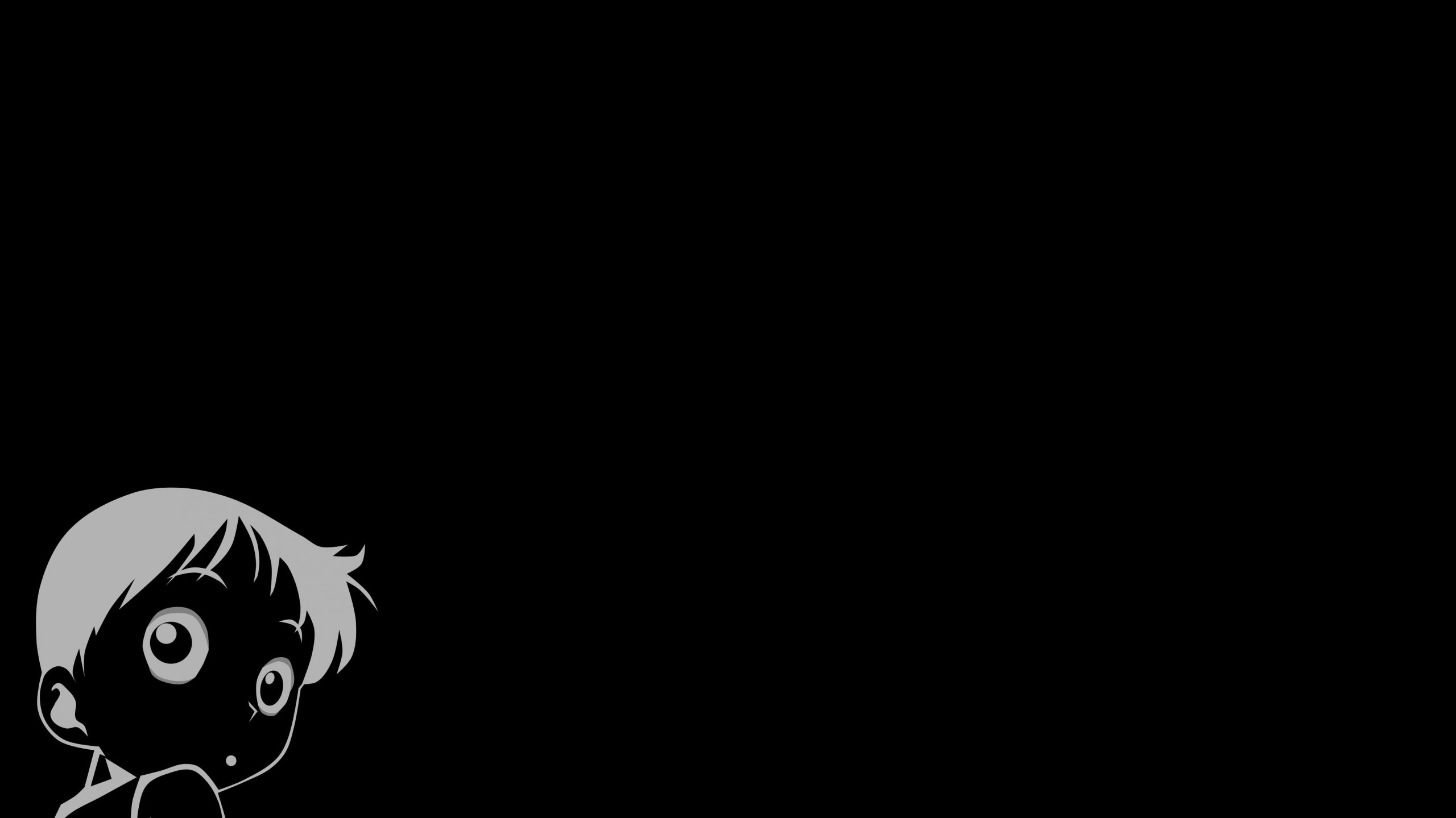 Wallpaper Simple Background, Black Background, Anime, Minimal • Wallpaper For You HD Wallpaper For Desktop & Mobile