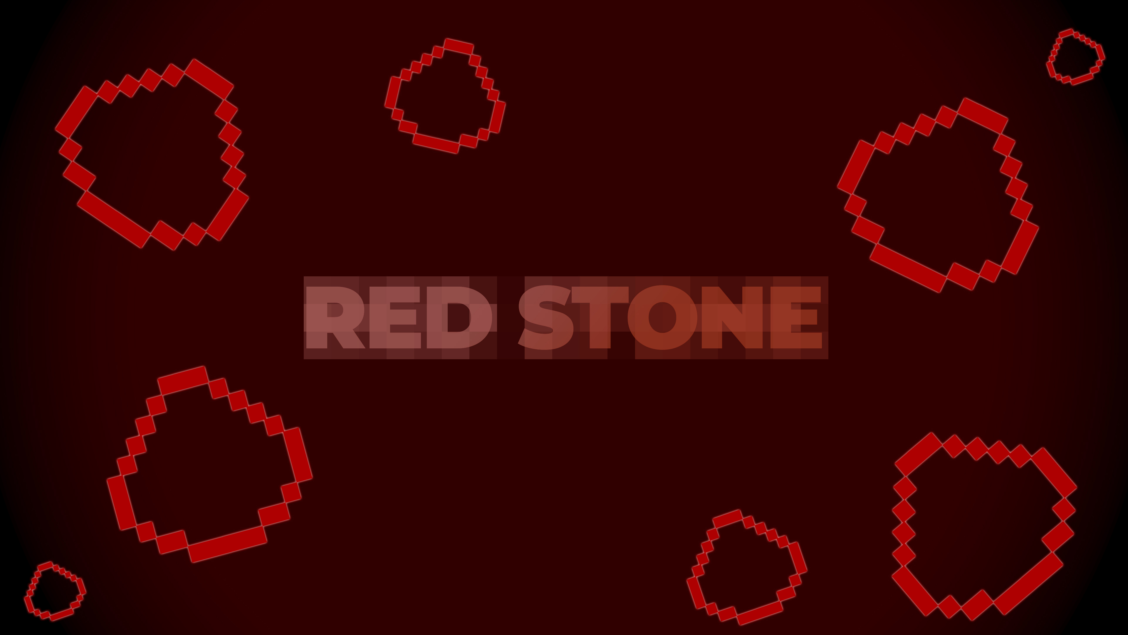 Red Stone 4K HD Minecraft Wallpaper