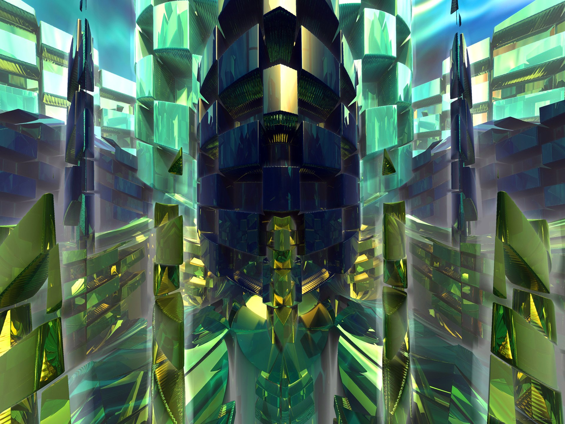 Deep in the Emerald City HD Wallpaper