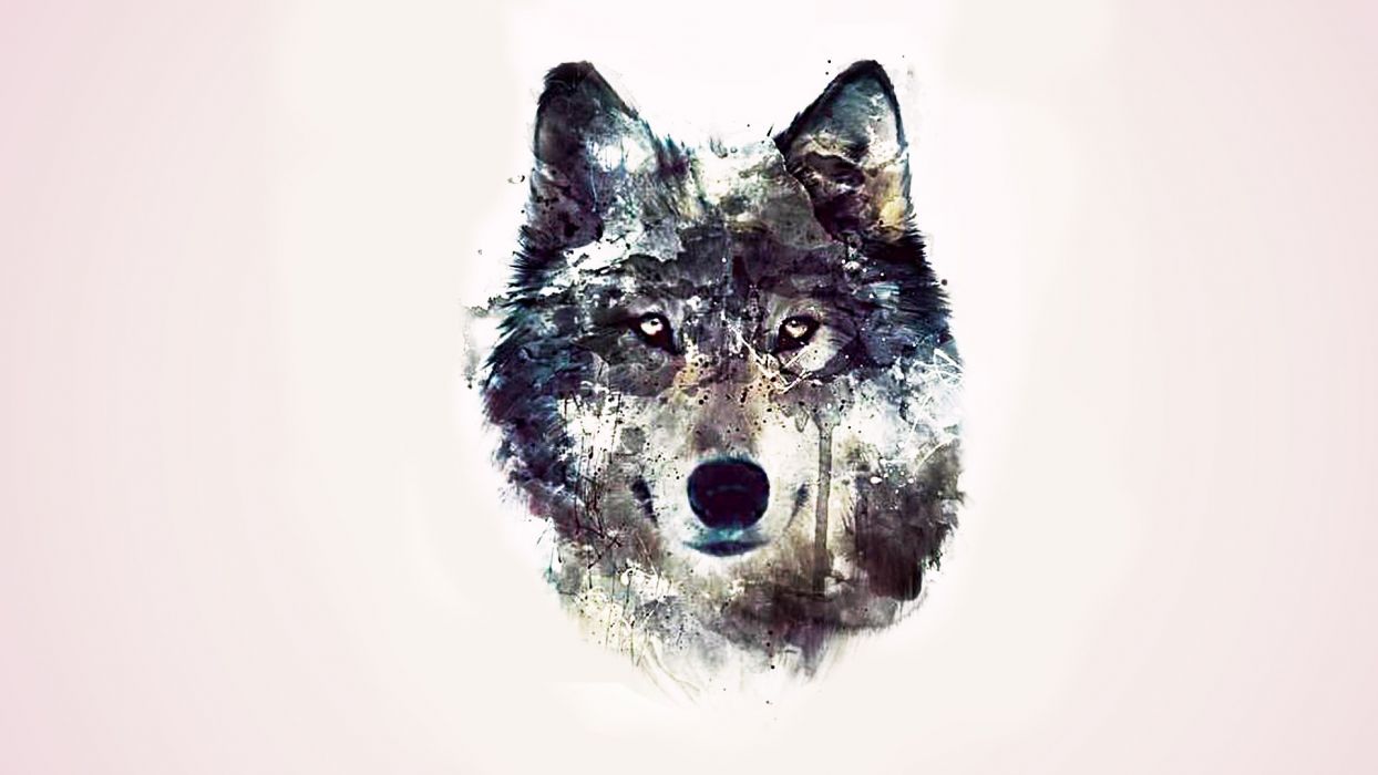 Abstract Wolf Wallpaper Free Abstract Wolf Background