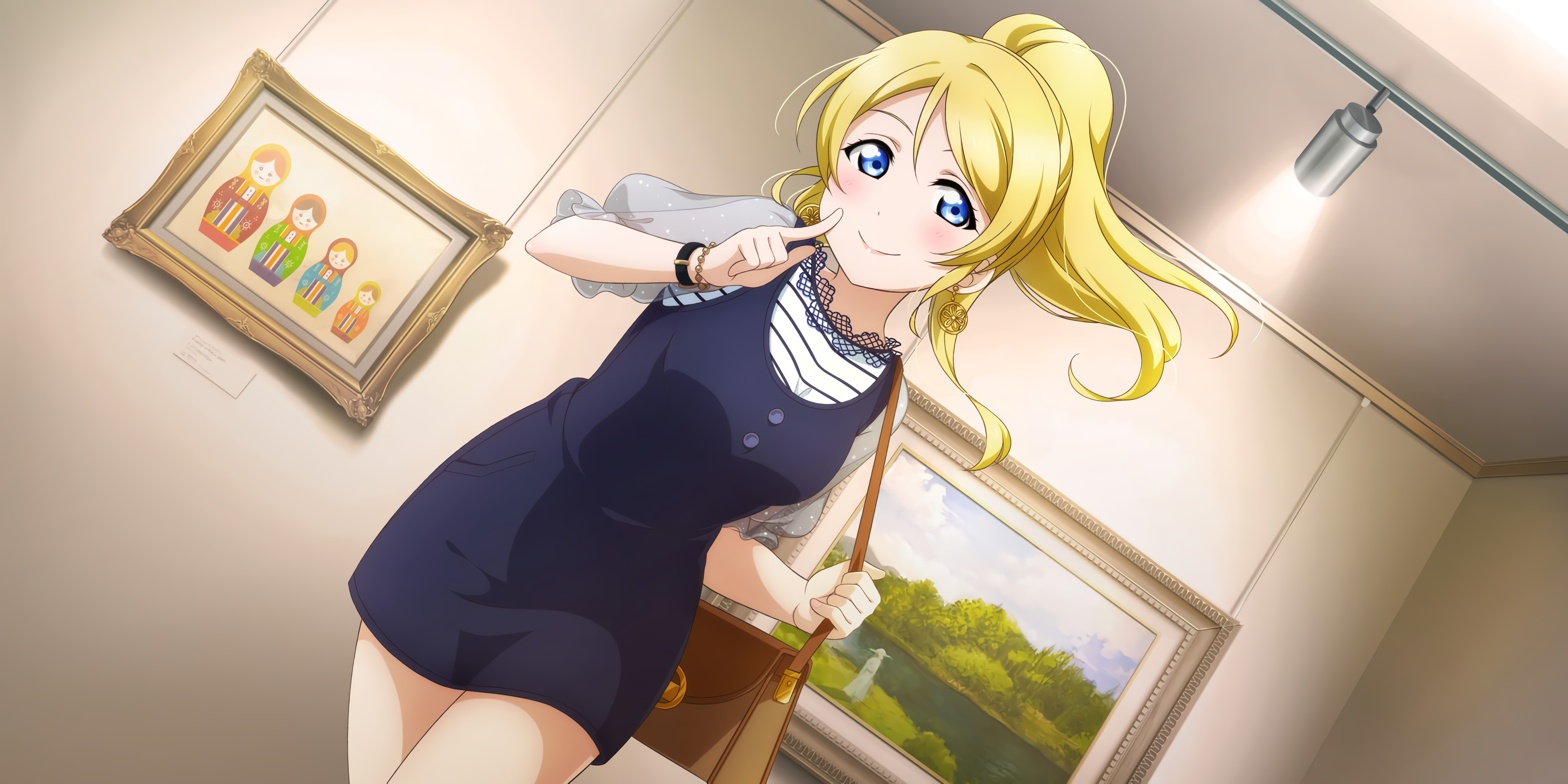 Wallpaper, Love Live, Love Live Series, Ayase Eli, Ayase Eri 3600x1800