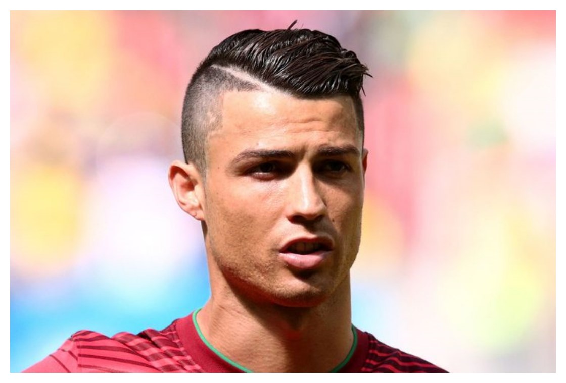 Cristiano Ronaldo fan gets his idol's free kick silhouette shaved into hair  – THE FORTH ESTATE