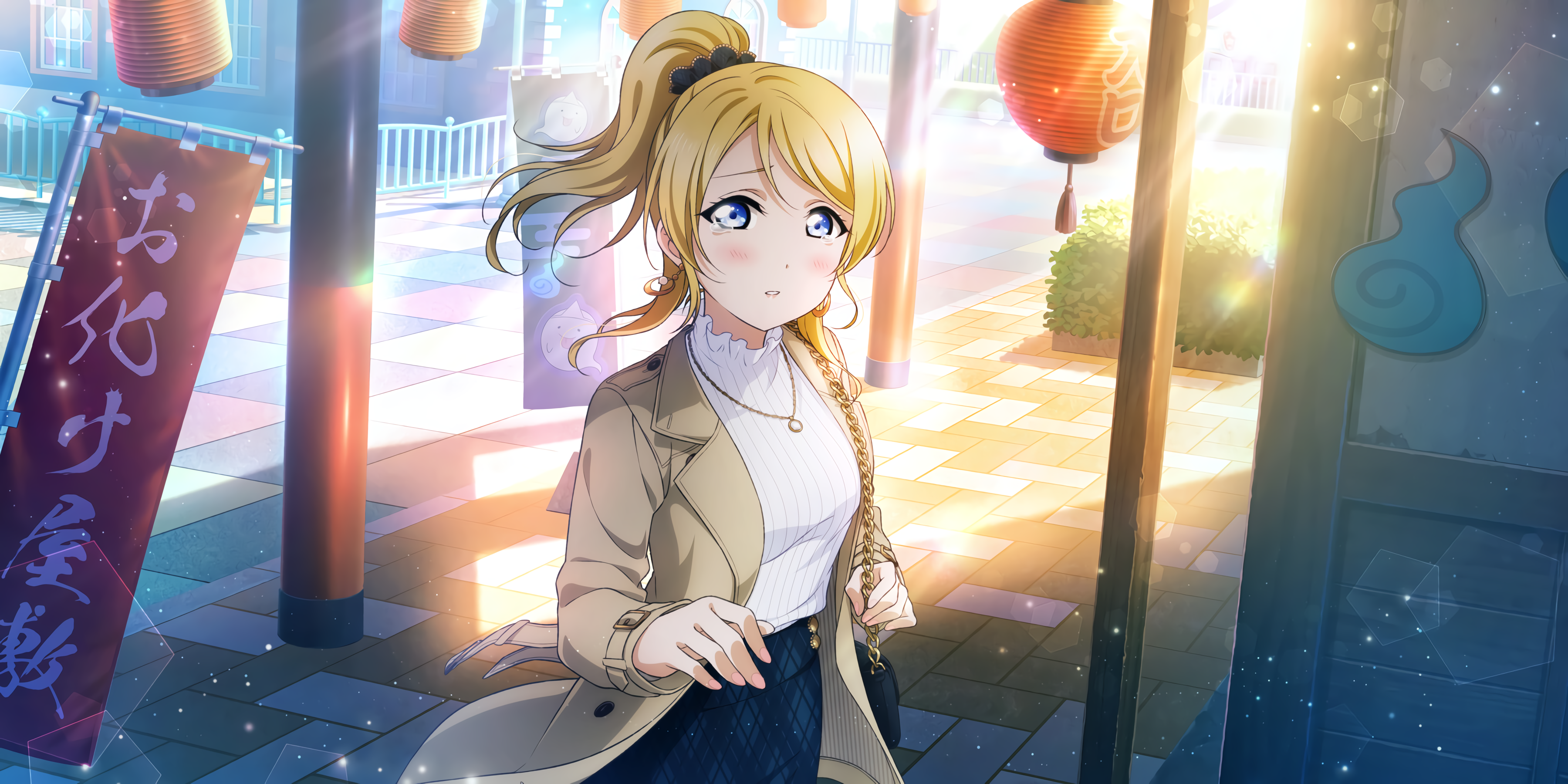 Wallpaper, Love Live Series, Love Live, Love Live Sunshine, anime girls, Ayase Eli 3600x1800