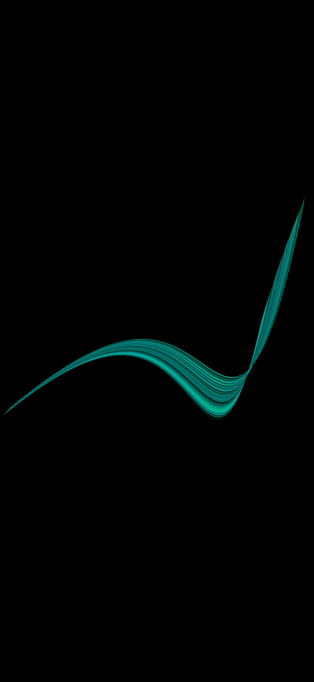 Blue Line Amoled Wallpaper Download for Google Pixel 4