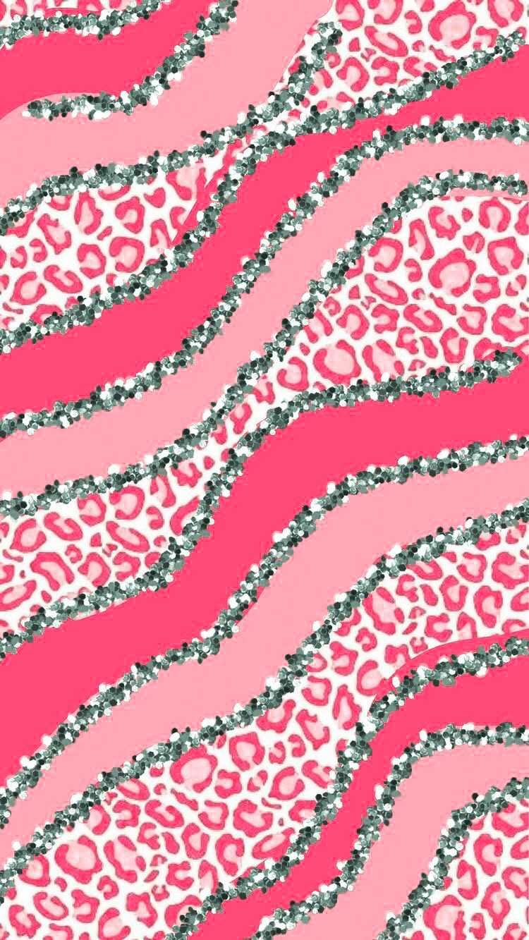 Leopard Print in Pastel Pink Hot Pink and Fuchsia  Scarf for Sale by  Marymarice  Pink leopard wallpaper Pink wallpaper backgrounds Hot pink  wallpaper