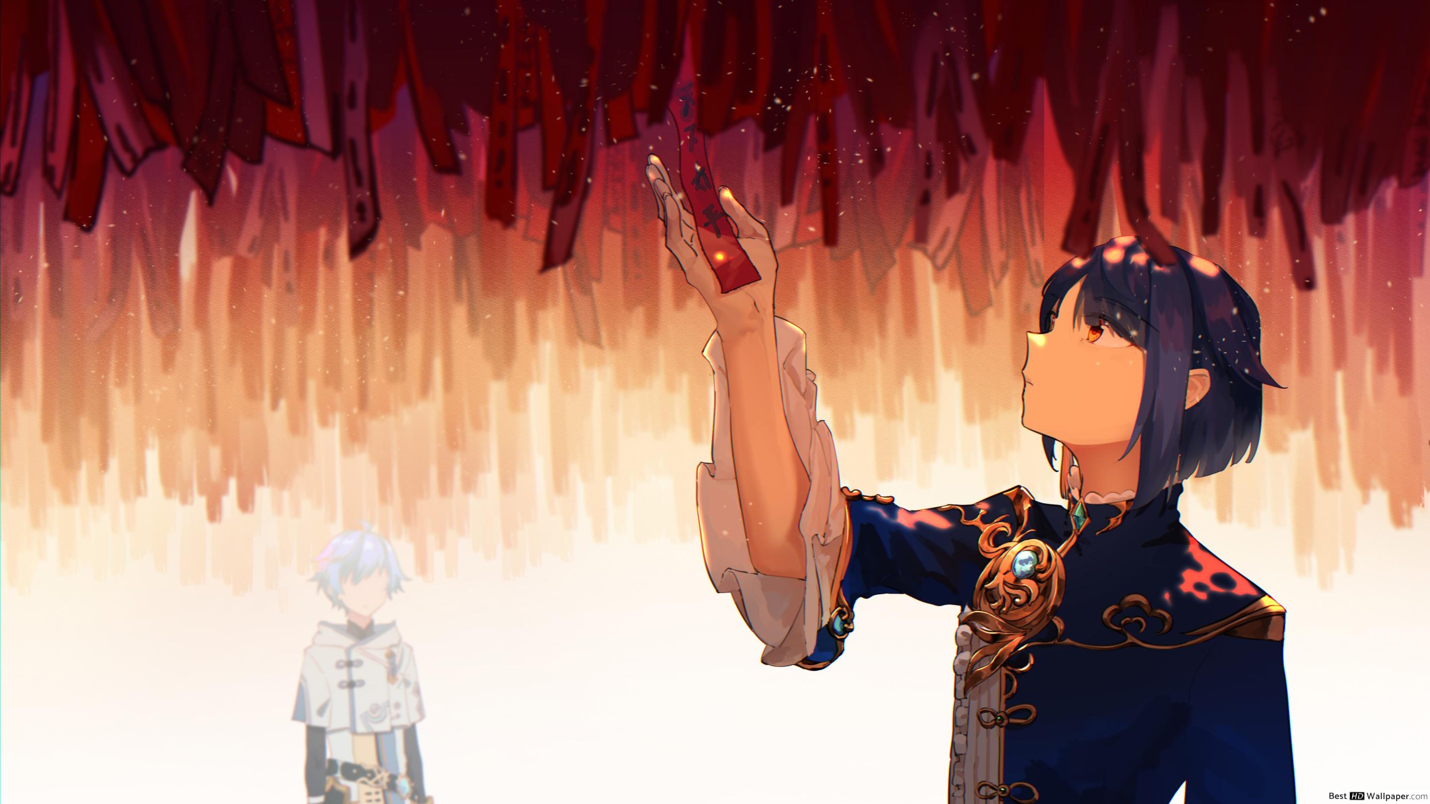Xingqiu & Chongyun Impact HD wallpaper download