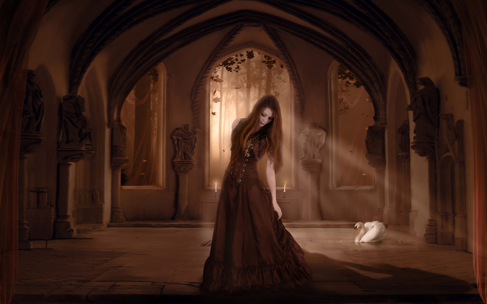 In The Fairy Tale Castle Desktop Wallpaper 1400x1050