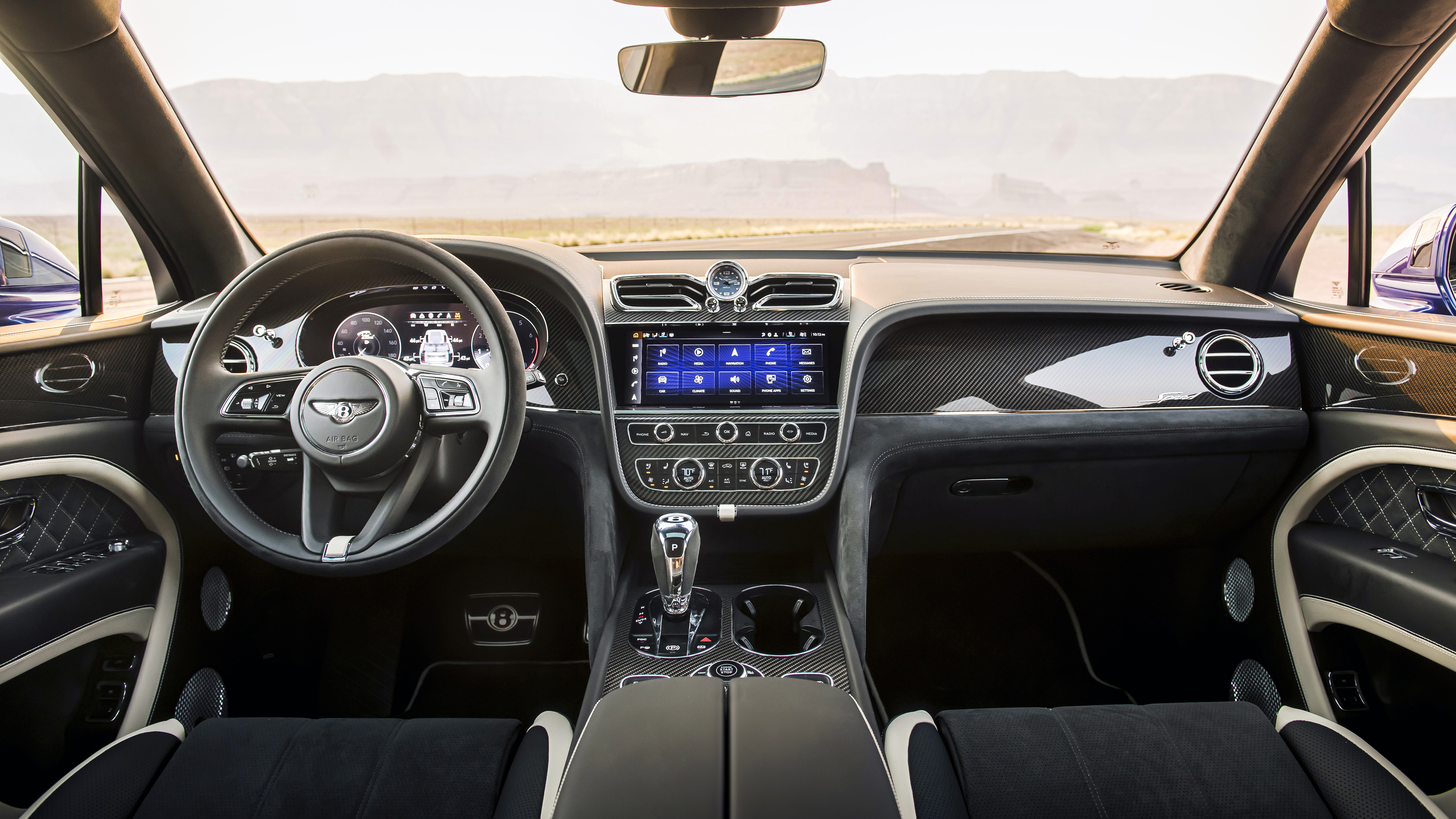 Bentley Bentayga Speed 2020 5K Interior Wallpaper. HD Car Wallpaper