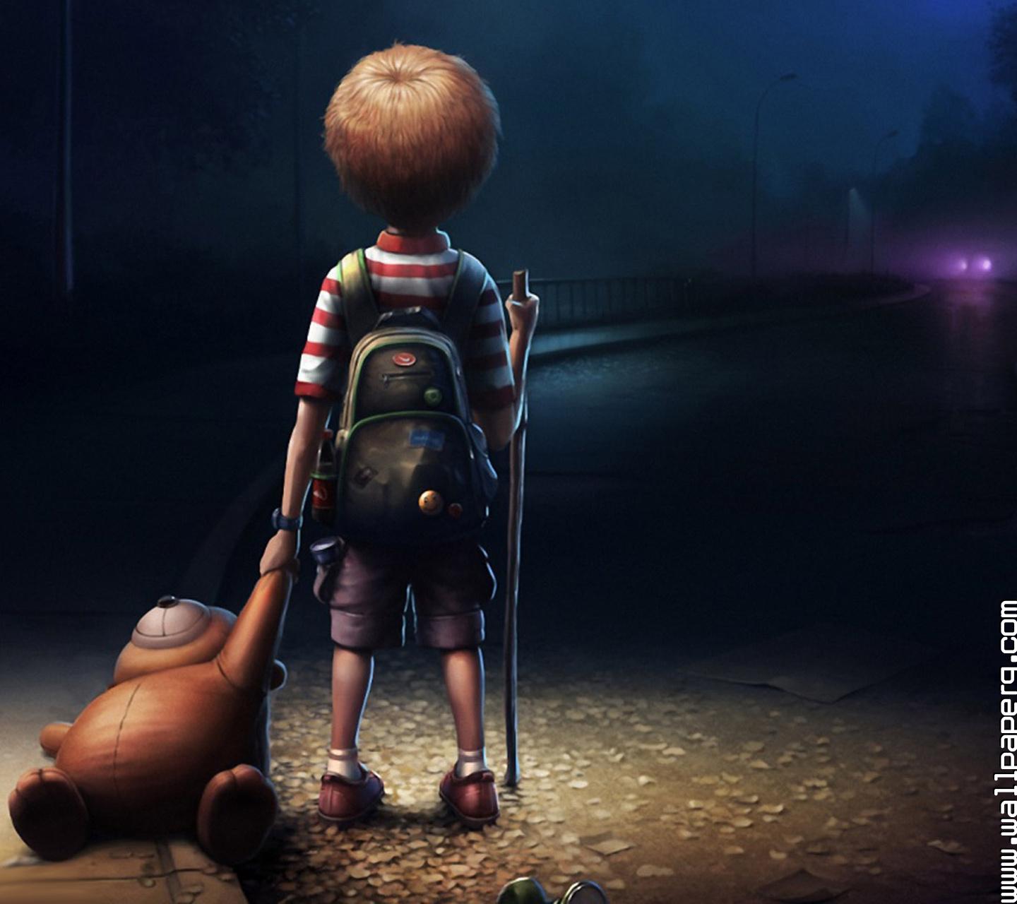 Download Alone With My Teddy Girl Profile Pic Mobile Version