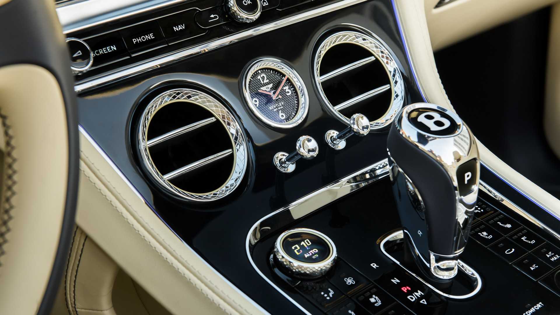 Bentley Continental GT V8 Convertible Interior Detail Wallpaper (109)