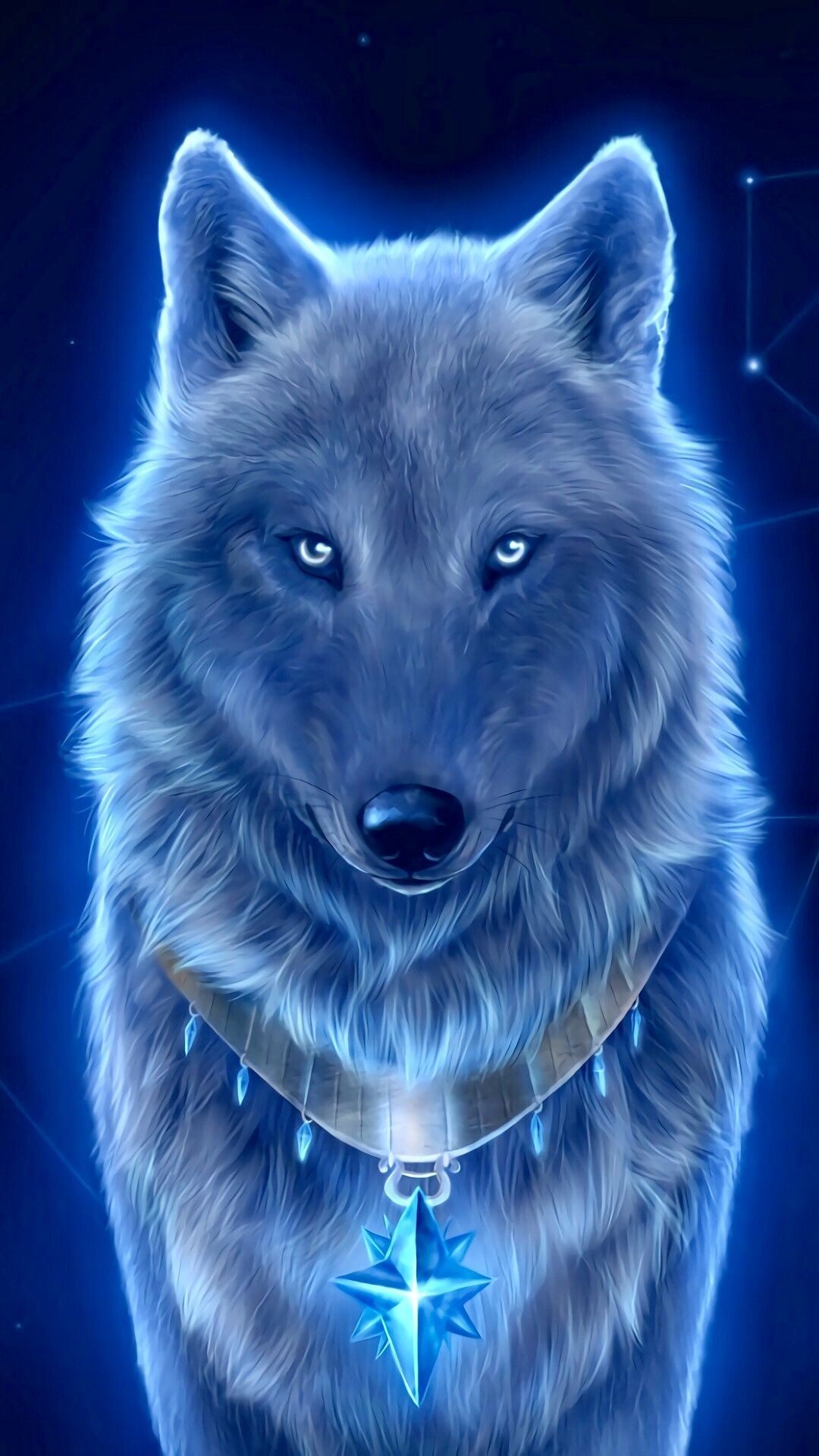 The Shadow Pack Image Blue Eyed Wolf Kawaii De Lobos