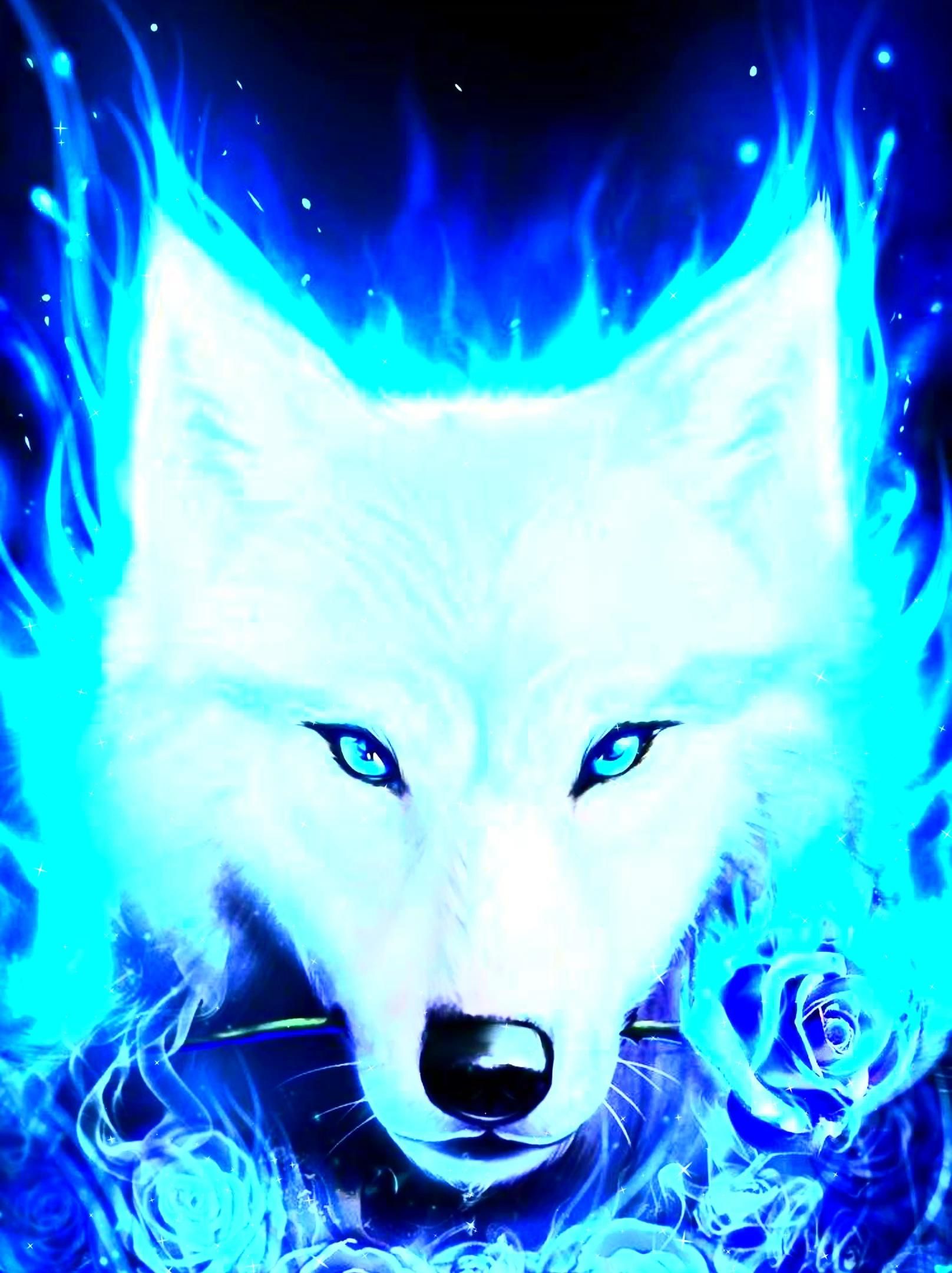 2020 Digital Art Alive. Wolf spirit animal, Spirit animal art, Cute animal drawings