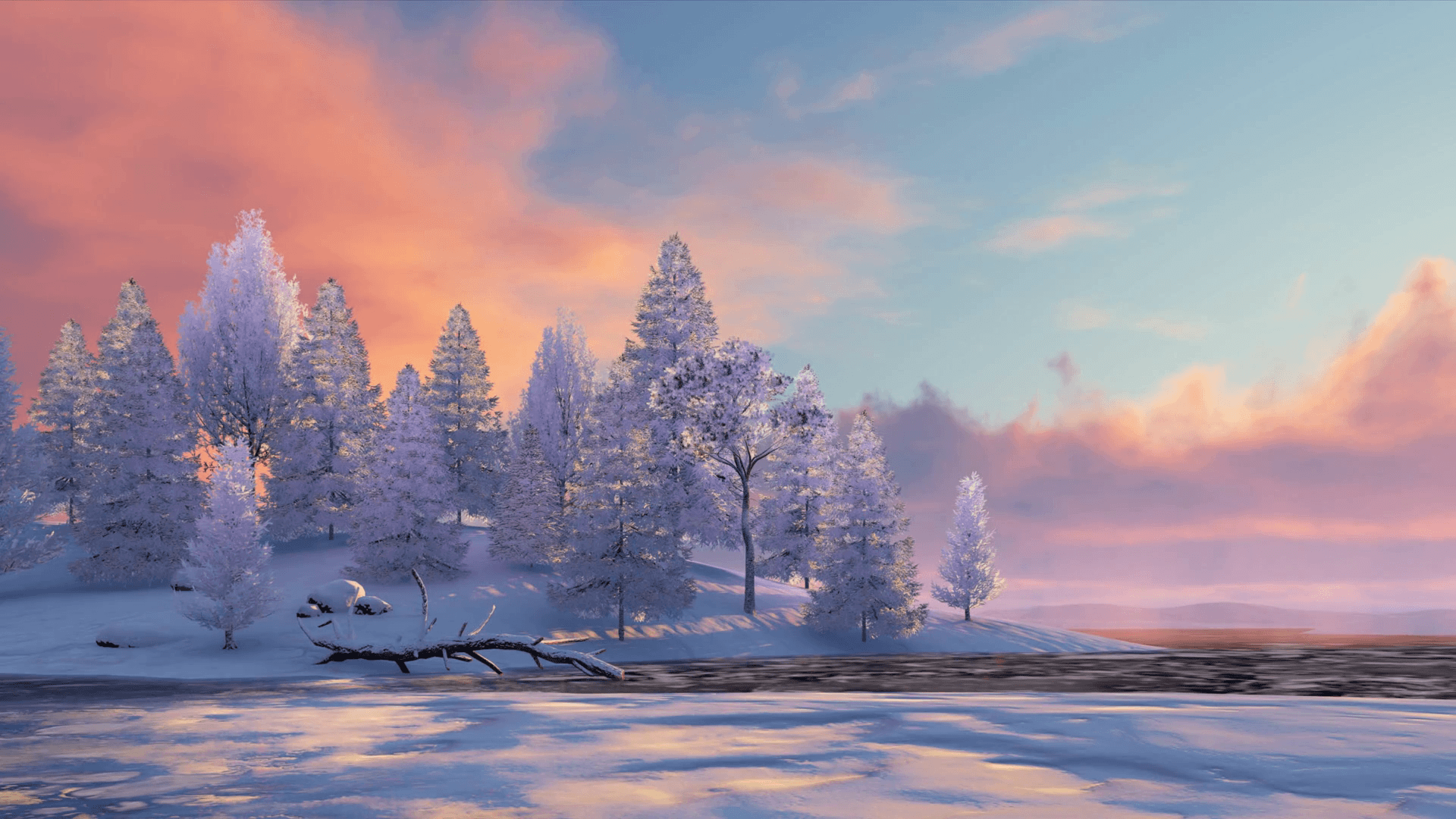 Peaceful Winter Scenes Wallpapers