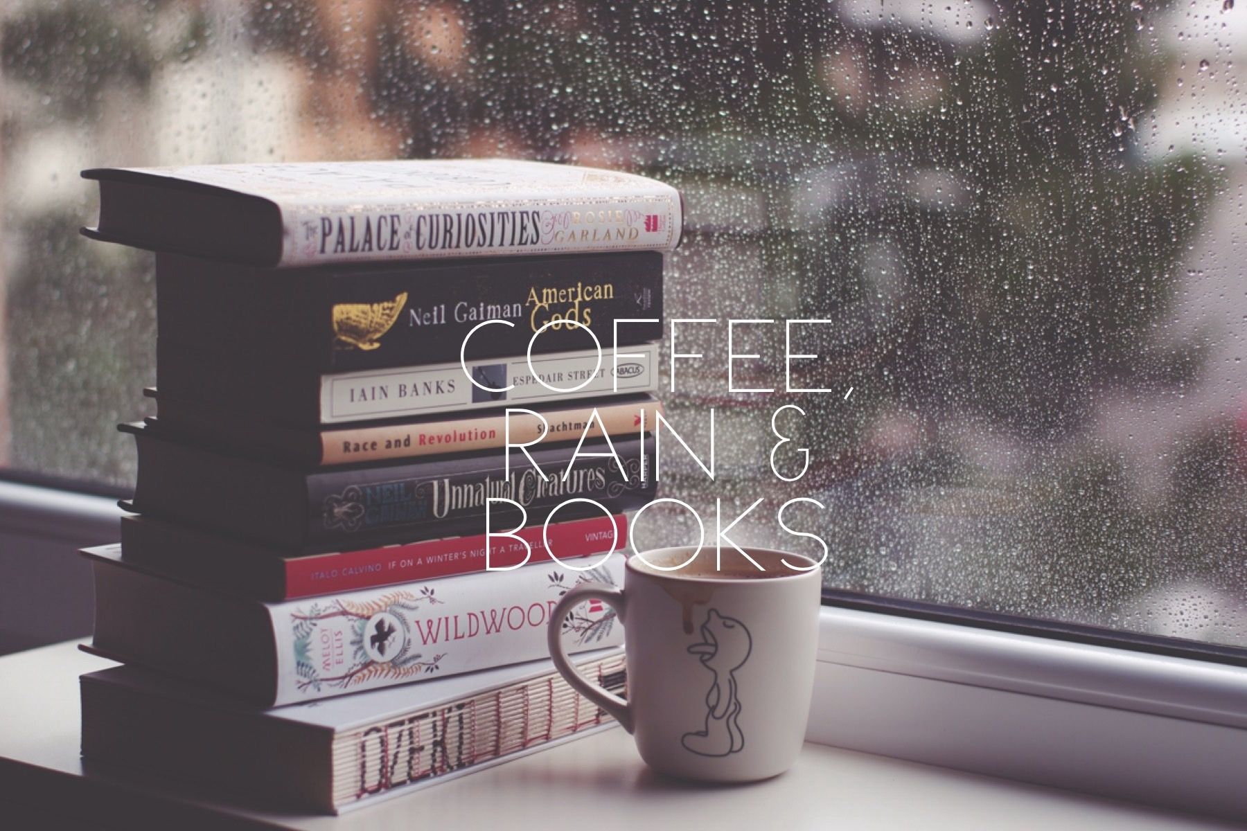 Rain Books Coffee Laptop Bed & Morning ideas. books, coffee and books, coffee