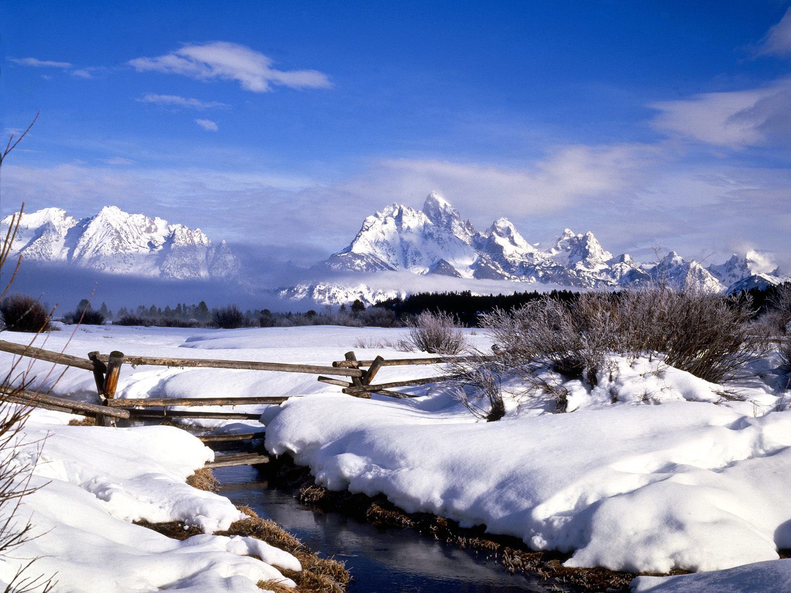 Nature Wallpaper HD: Winter Wallpaper HD. Winter scenes, Teton national park, National parks wyoming