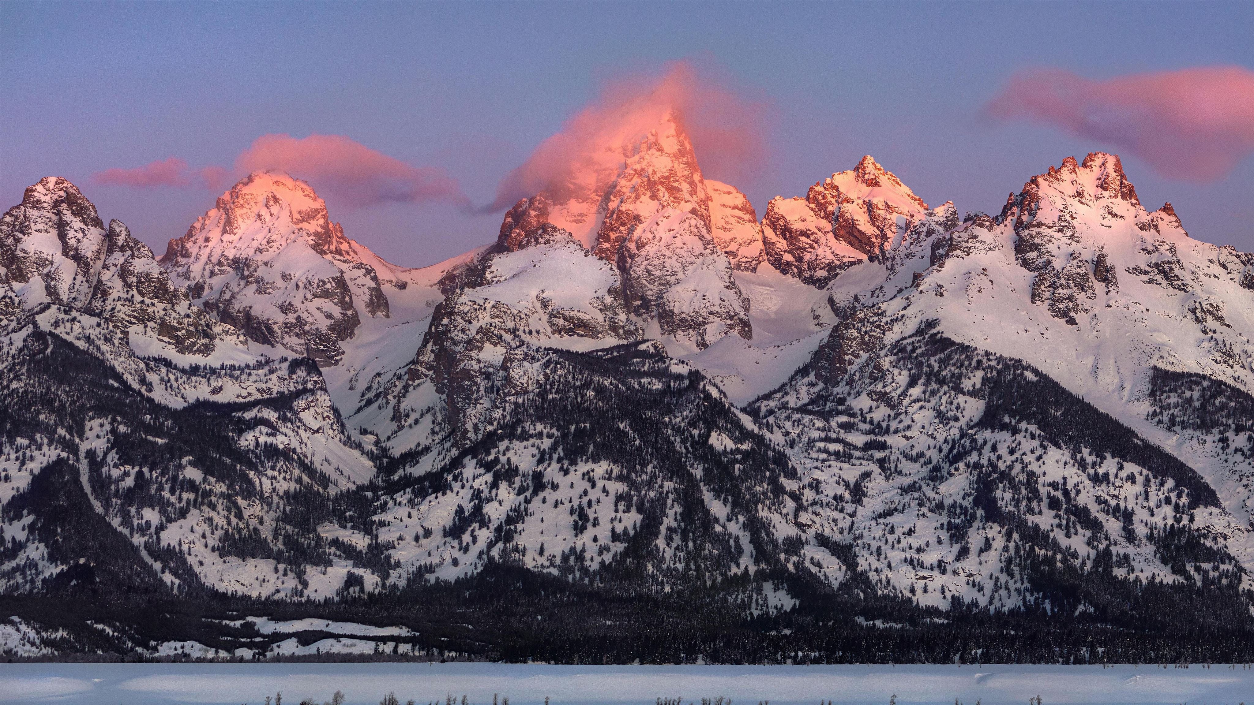 grand teton alpenglow MacBook Air Wallpaper Download