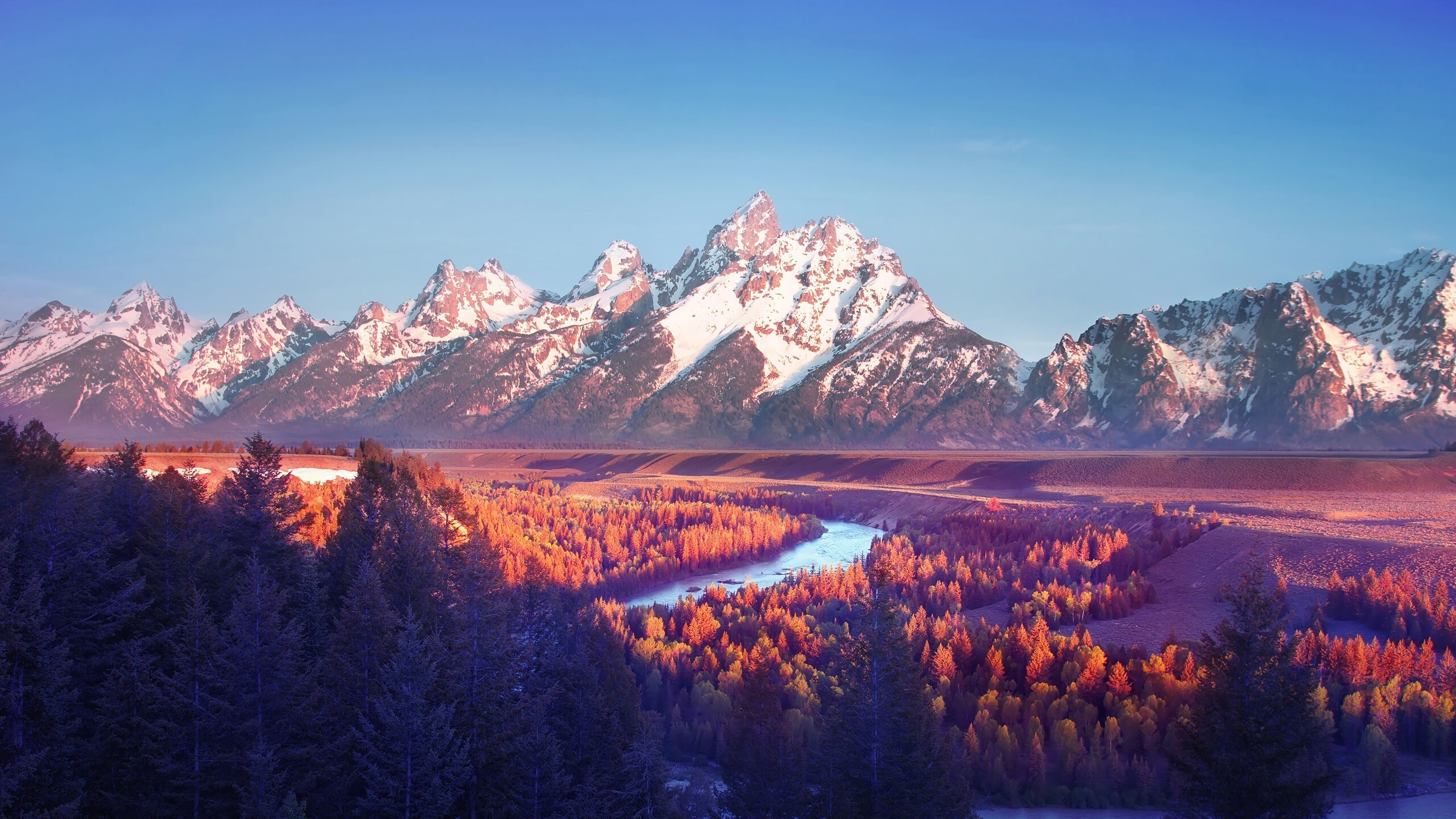 Grand Teton National Park 4k 1440P Resolution HD 4k Wallpaper, Image, Background, Photo and Picture