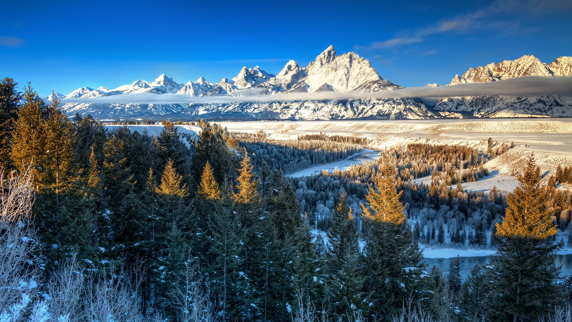 #town, #Jackson, #Wyoming, #mountains, #winter, #snow, wallpaper. Mocah HD Wallpaper