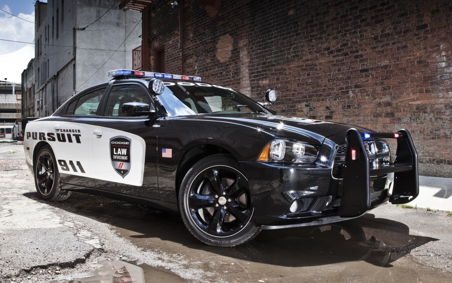 Police Car Wallpaper Background