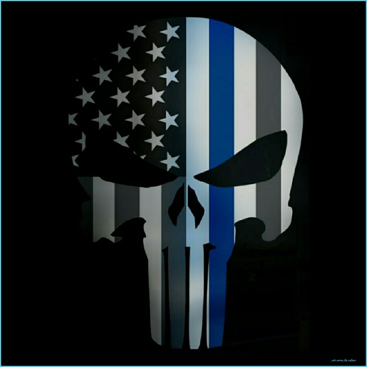 Punisher Police Wallpaper American Flag Wallpaper