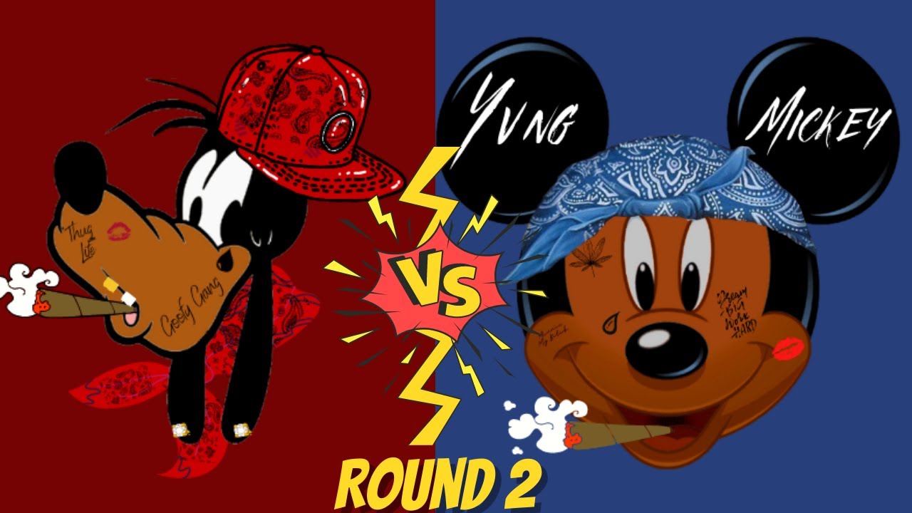Yvng Mickey vs Goofy Round 2! [@iamyvngmickey]
