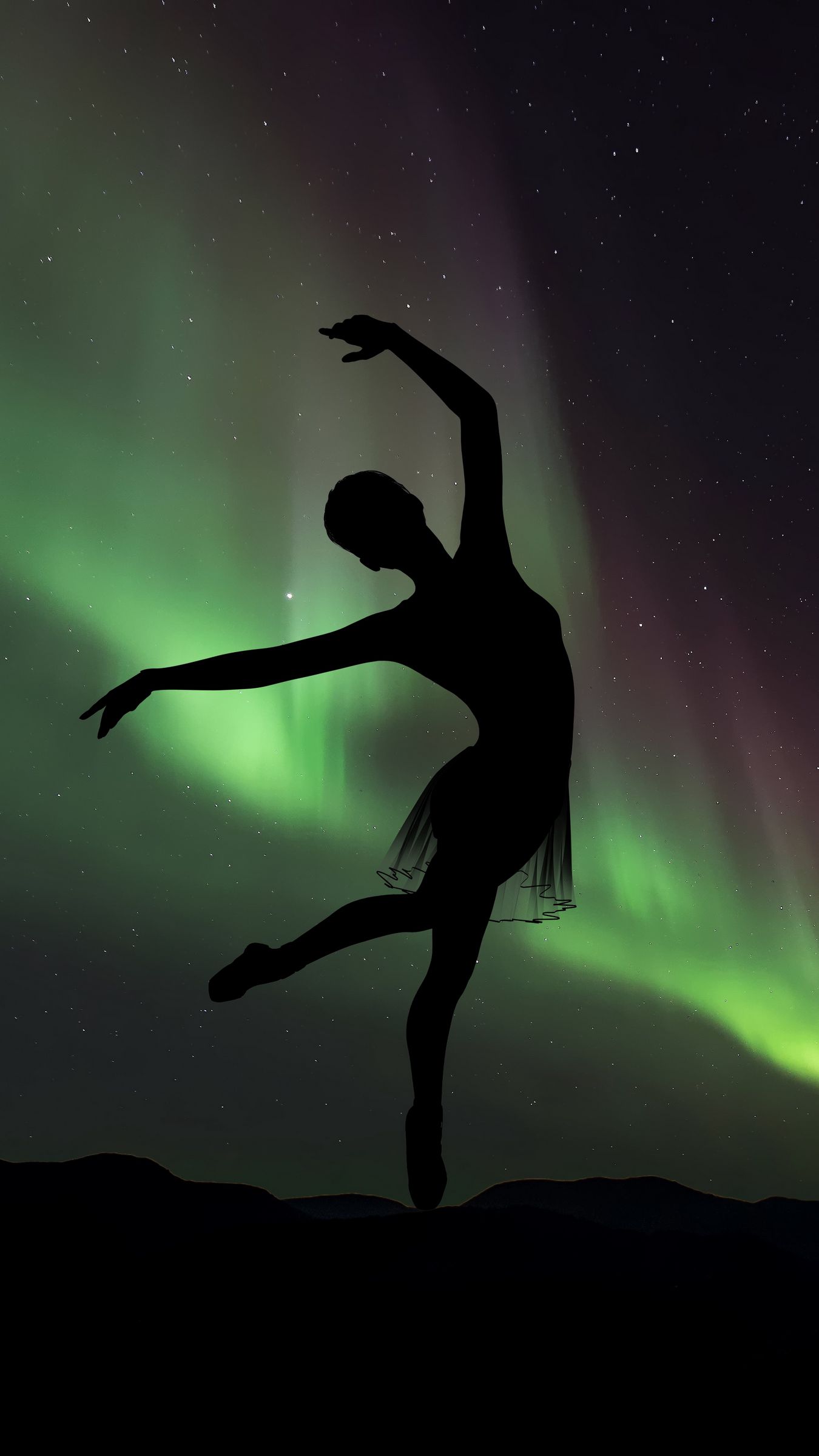 Ballerina, Silhouette, Dance Wallpaper
