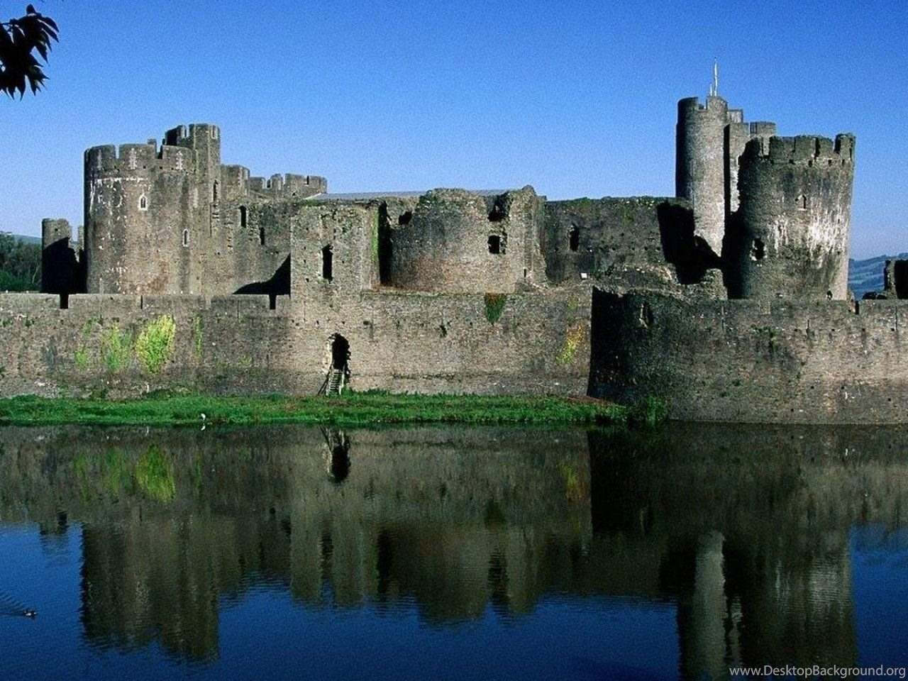 Wallpaper Medieval Castles Uk Western Europe Building HD. Desktop Background