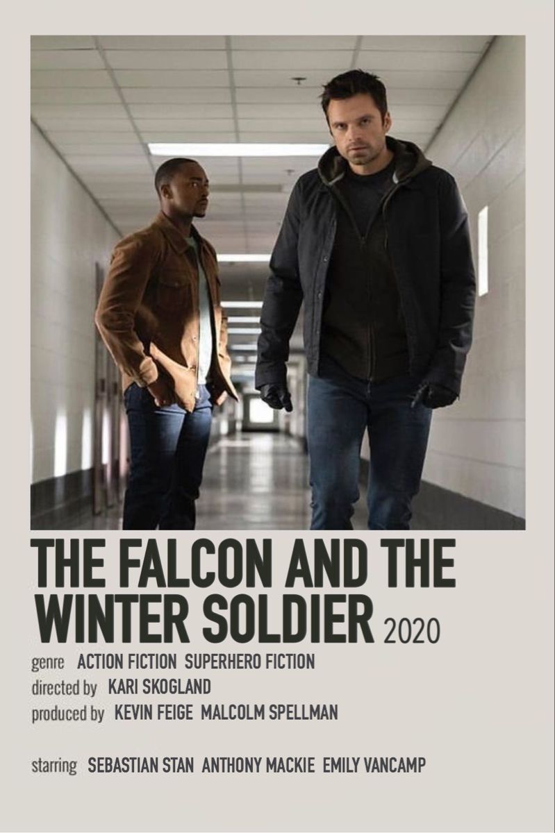 the falcon and the winter soldier. Movie posters minimalist, Iconic movie posters, Indie movie posters