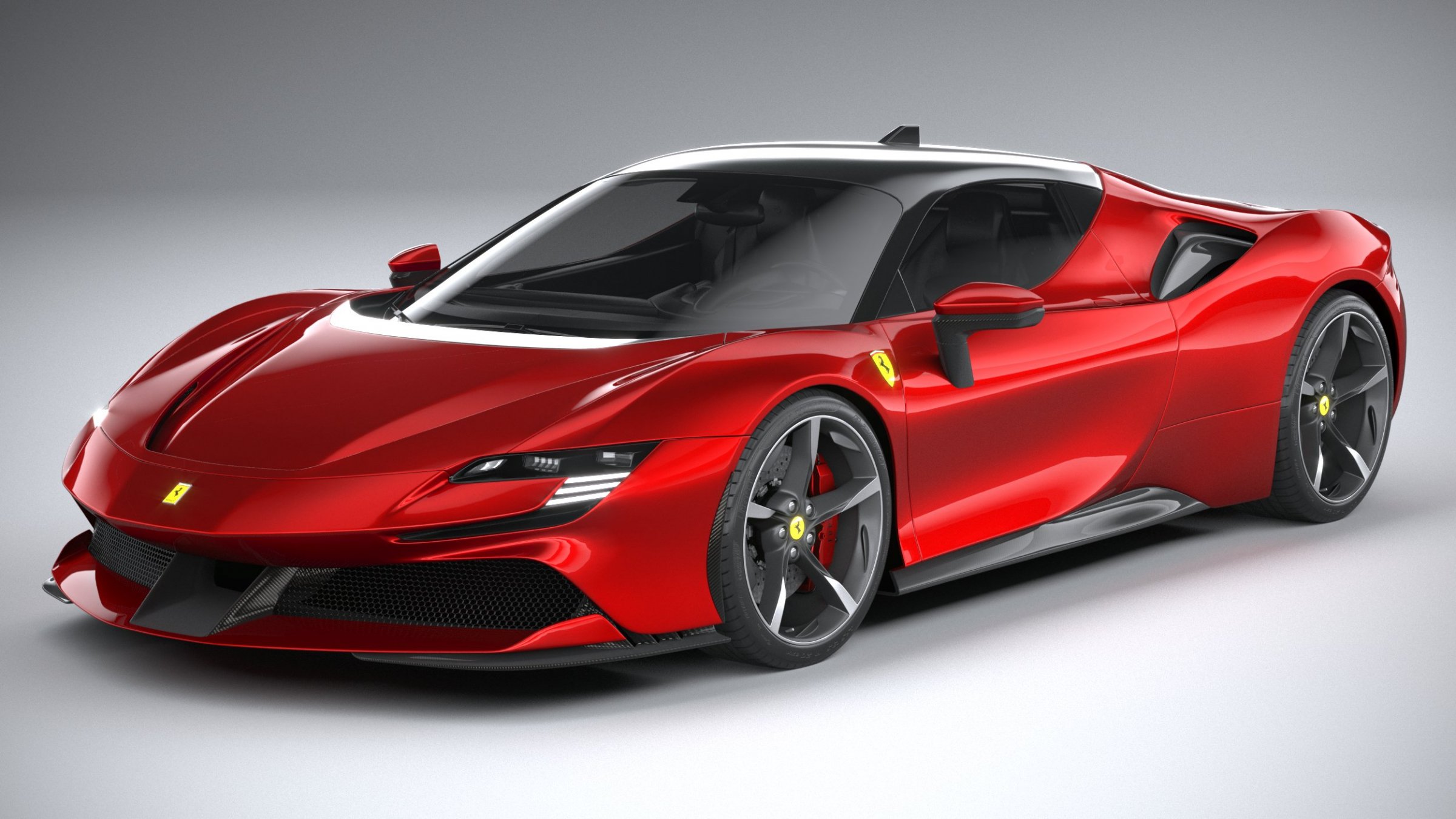 Ferrari SF90 Stradale 2021 3D Model