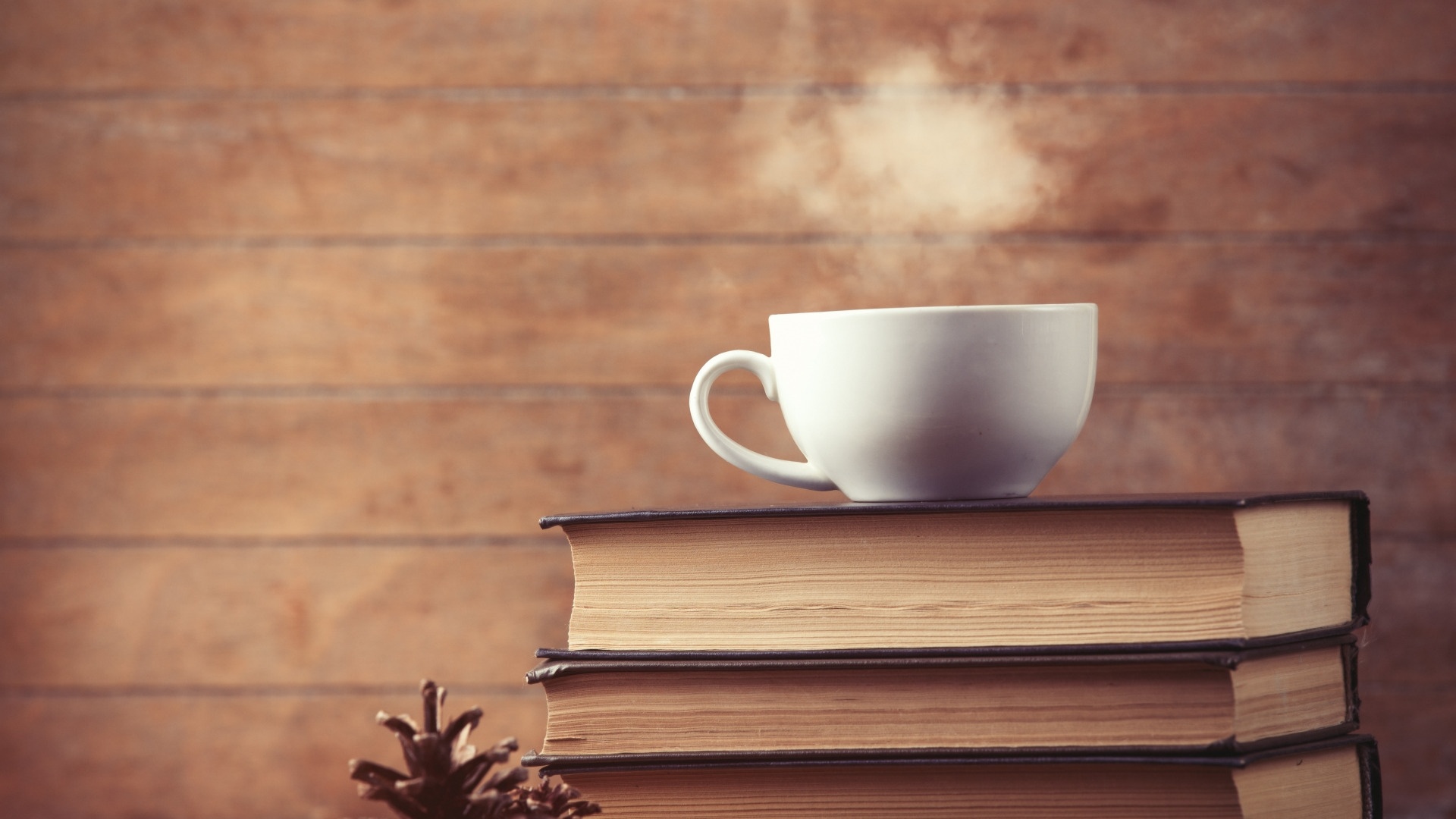 Book and Coffee Wallpaper