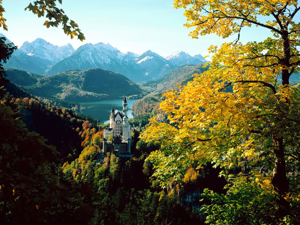 Free download Germany autumn picture Neuschwanstein Castle Bavaria Germany [1024x768] for your Desktop, Mobile & Tablet. Explore Wallpaper of Germany. German Flag Wallpaper, German Wallpaper for PC, German Castle Wallpaper