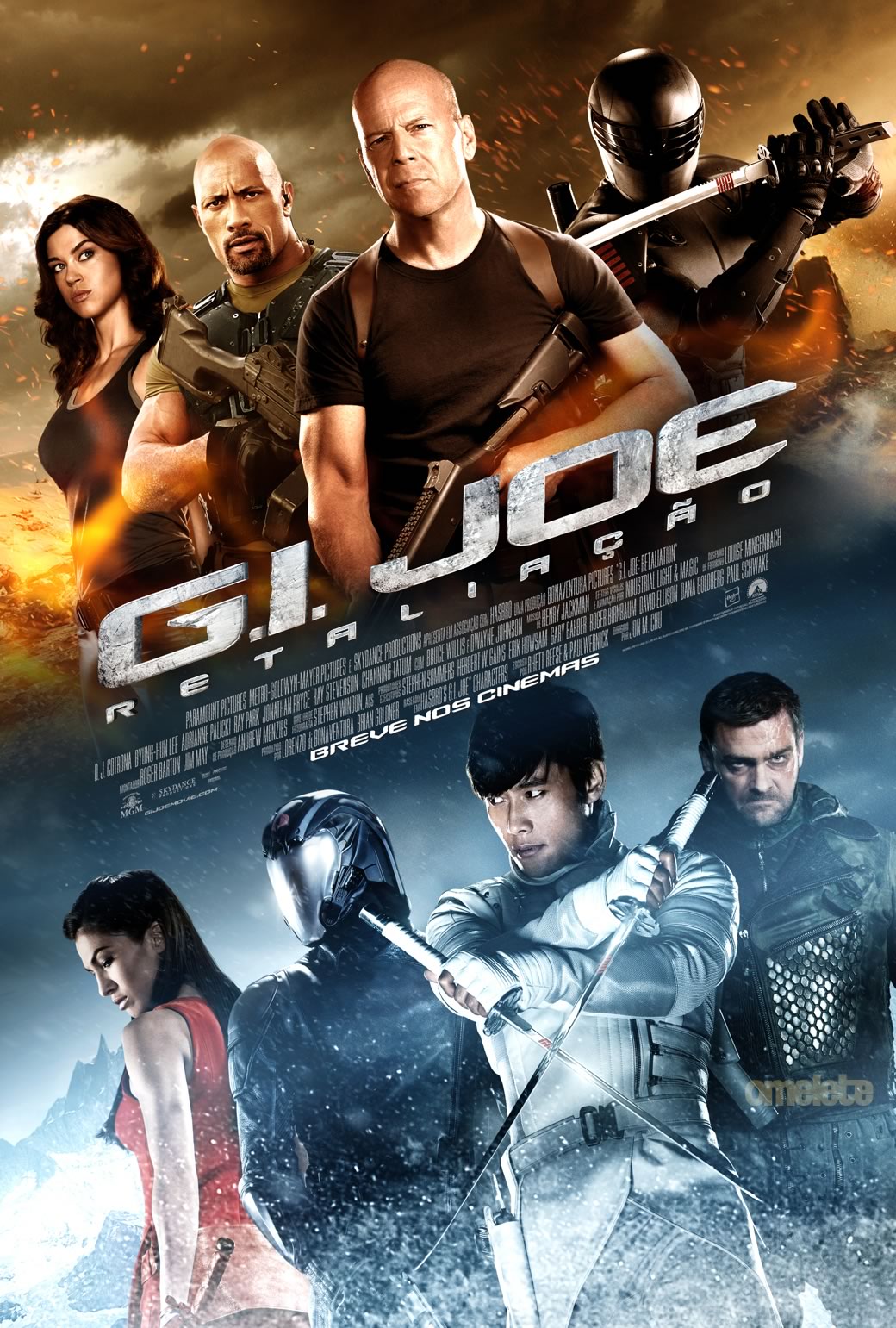 GI Joe 2 Retaliation New Movie Poster. Teaser Trailer